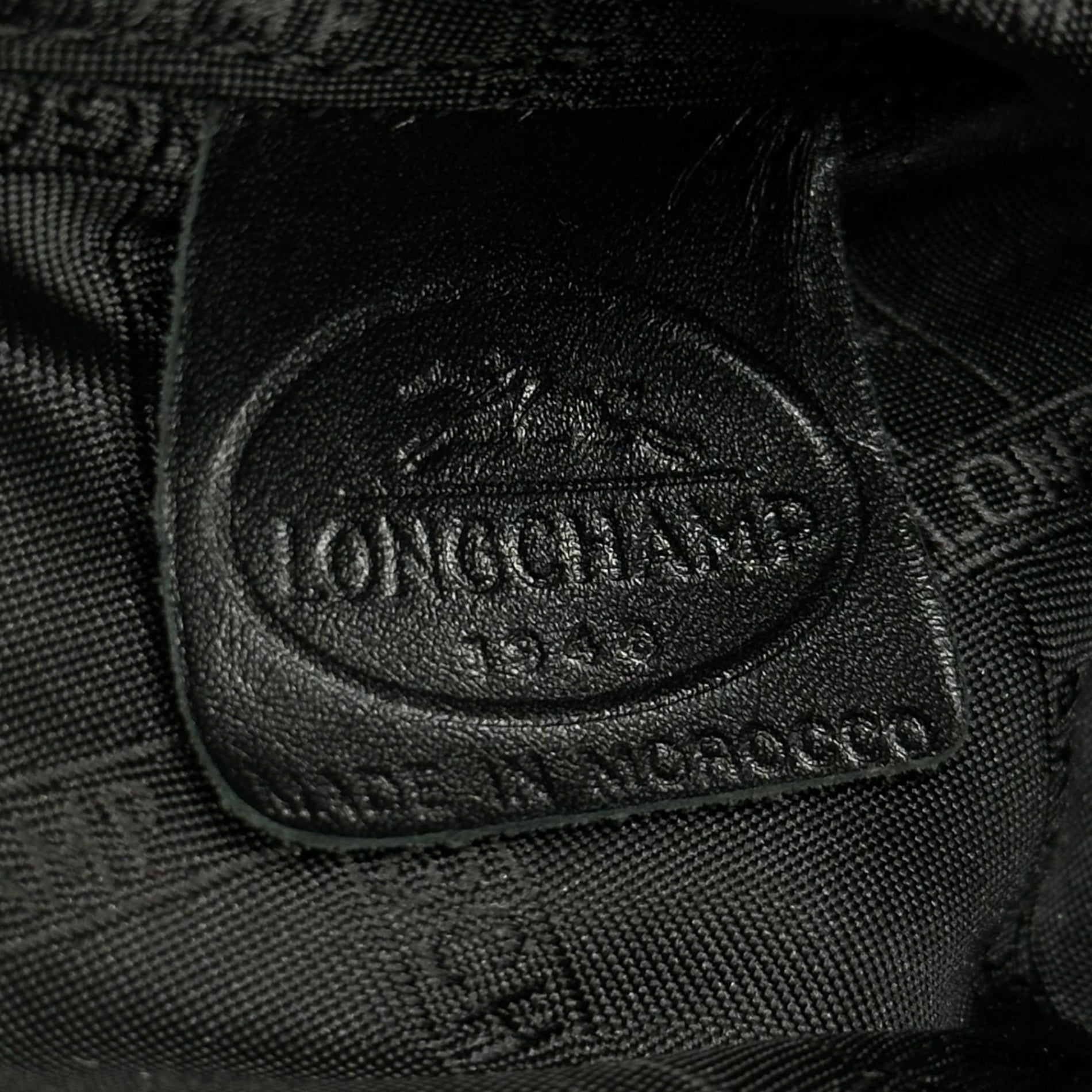 LONGCHAMP(ロンシャン) Leather One Shoulder Bag レザー ワンショルダー バッグ ブラック Y2K 肩掛け ハンド