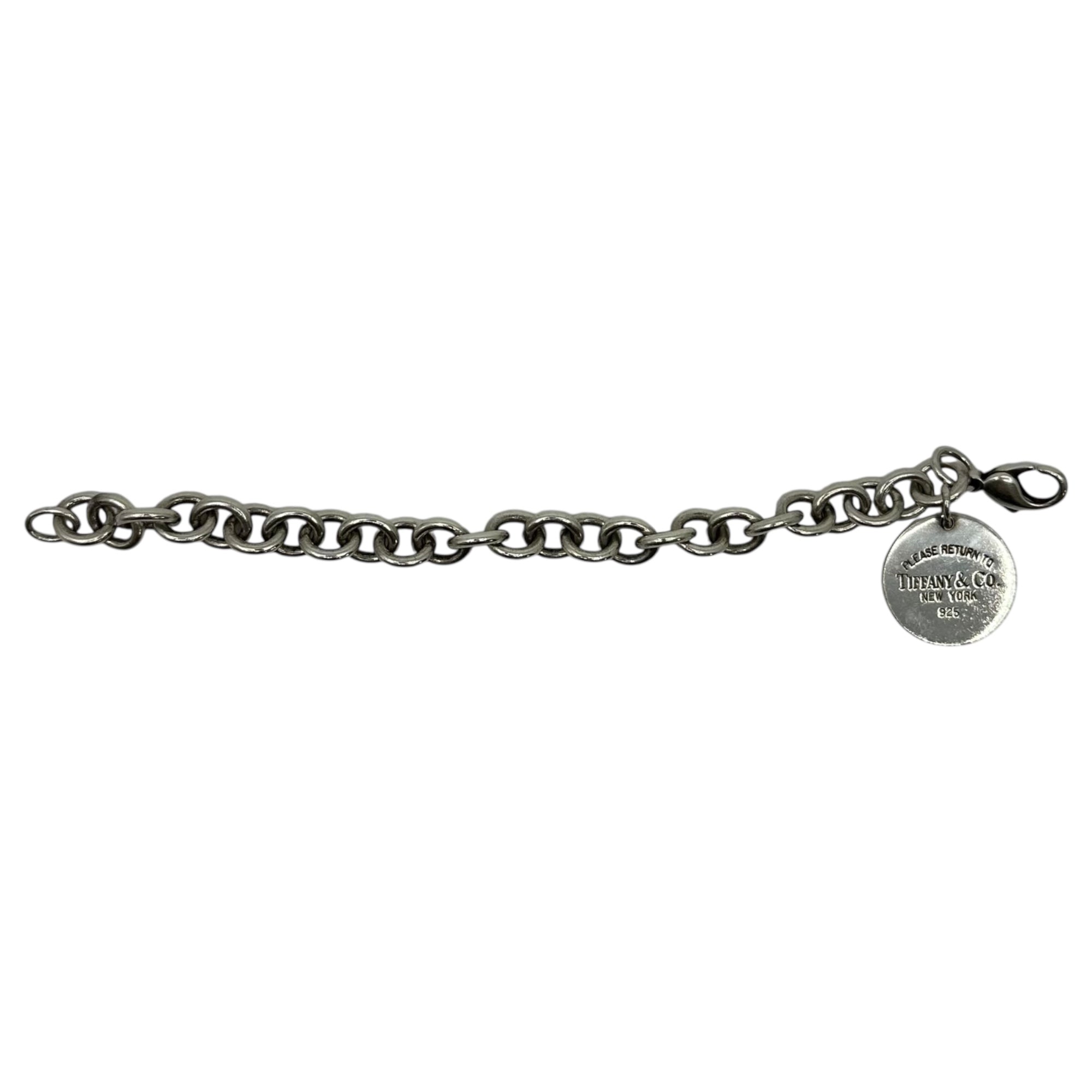 TIFFANY & CO.(ティファニー) Vintage Return to Round Tag Silver Bracelet ヴィンテージ リターントゥ ラウンド タグ シルバー ブレスレット シルバー