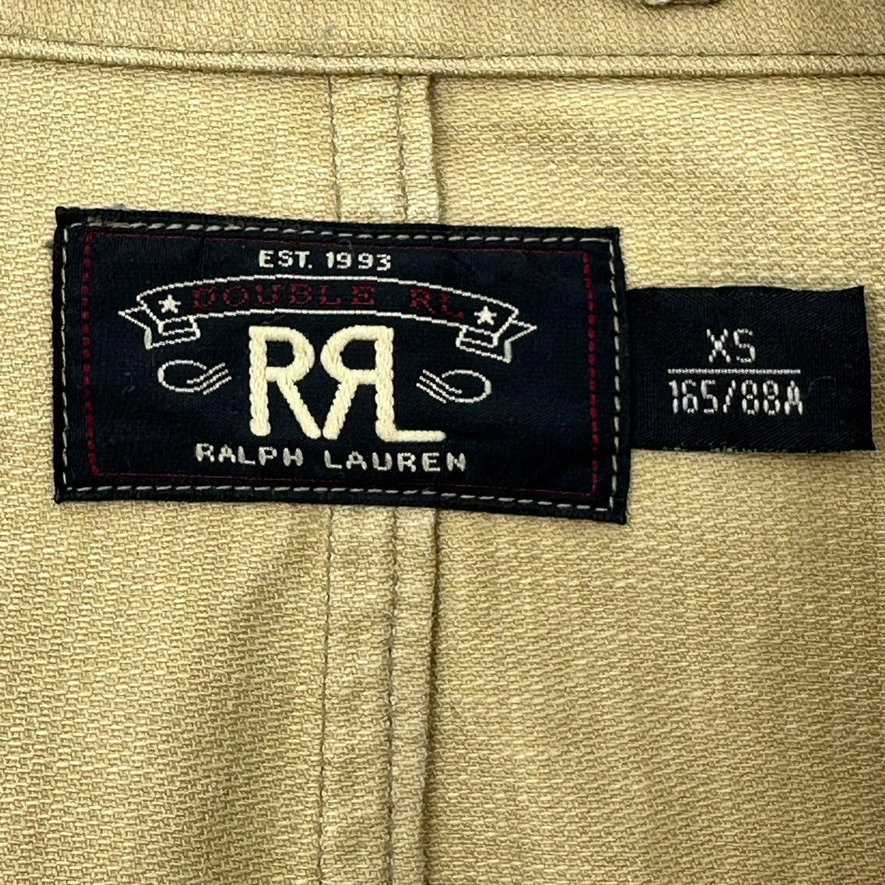 RRL(ダブルアールエル) british military jacket ブリティッシュ ミリタリー ジャケット 7263938RSTSP XS ベージュ テーラード BUSH KHAKI イギリス軍50年代サンプリング