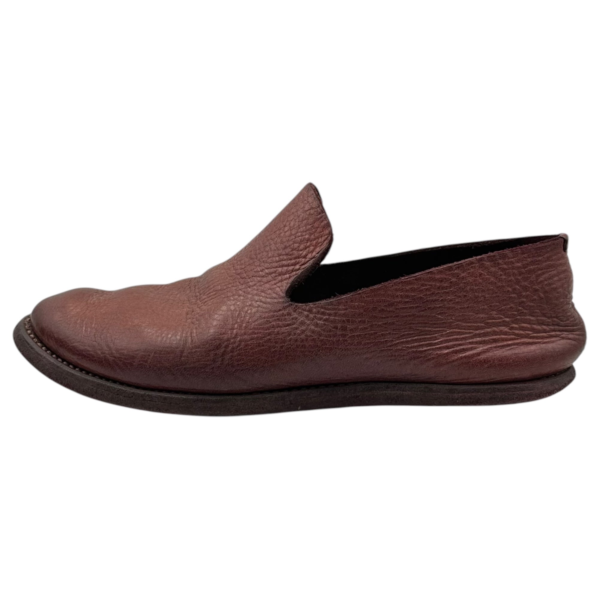 GUIDI(グイディ) CALF FULL GRAIN SLIP ON カーフ フル グレイン
