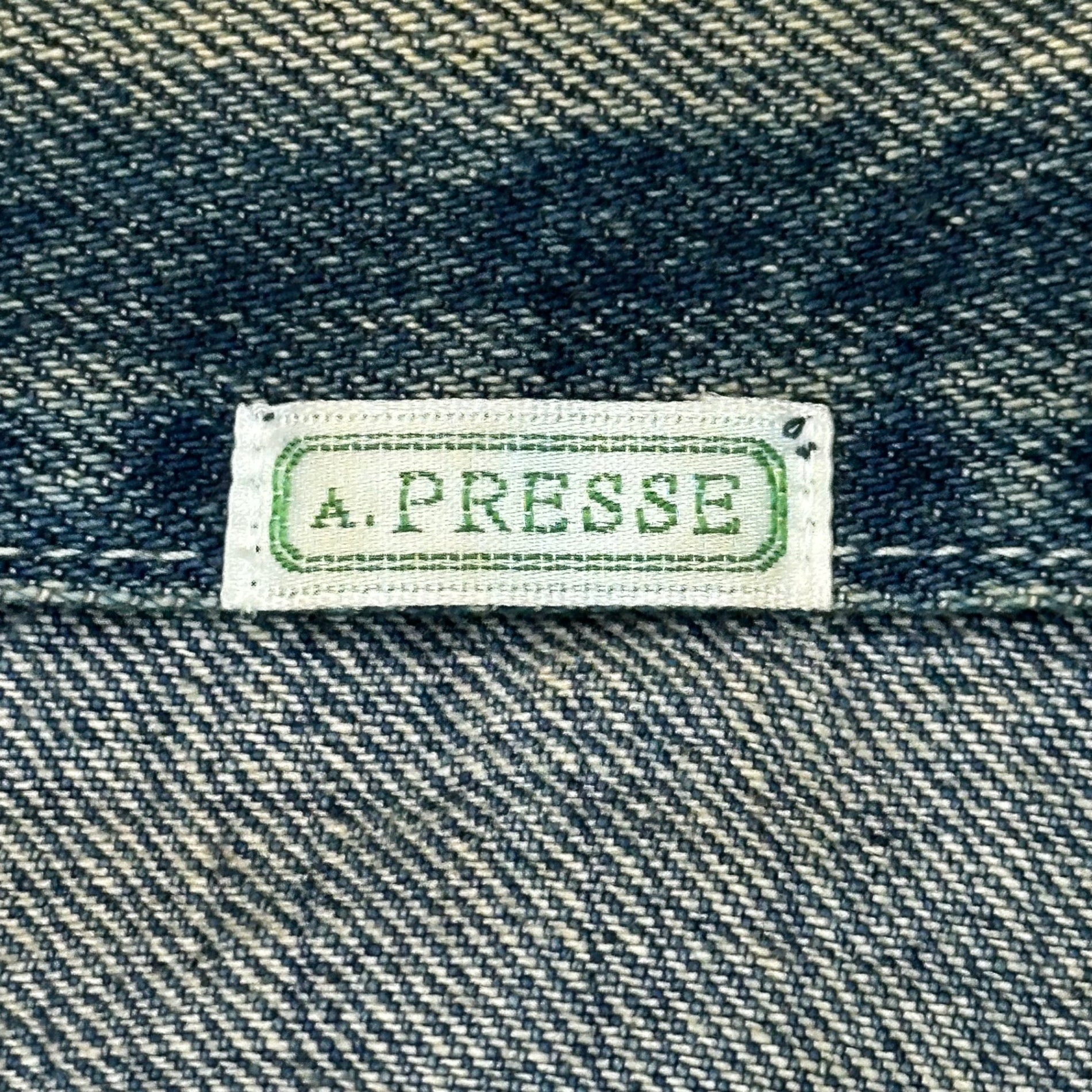 A.PRESSE(アプレッセ) 24AW US Army Vintage Denim Coverall ユーエス アーミー ヴィンテージ デニム カバーオール 24AAP-01-37K 1 インディゴ ジャケット