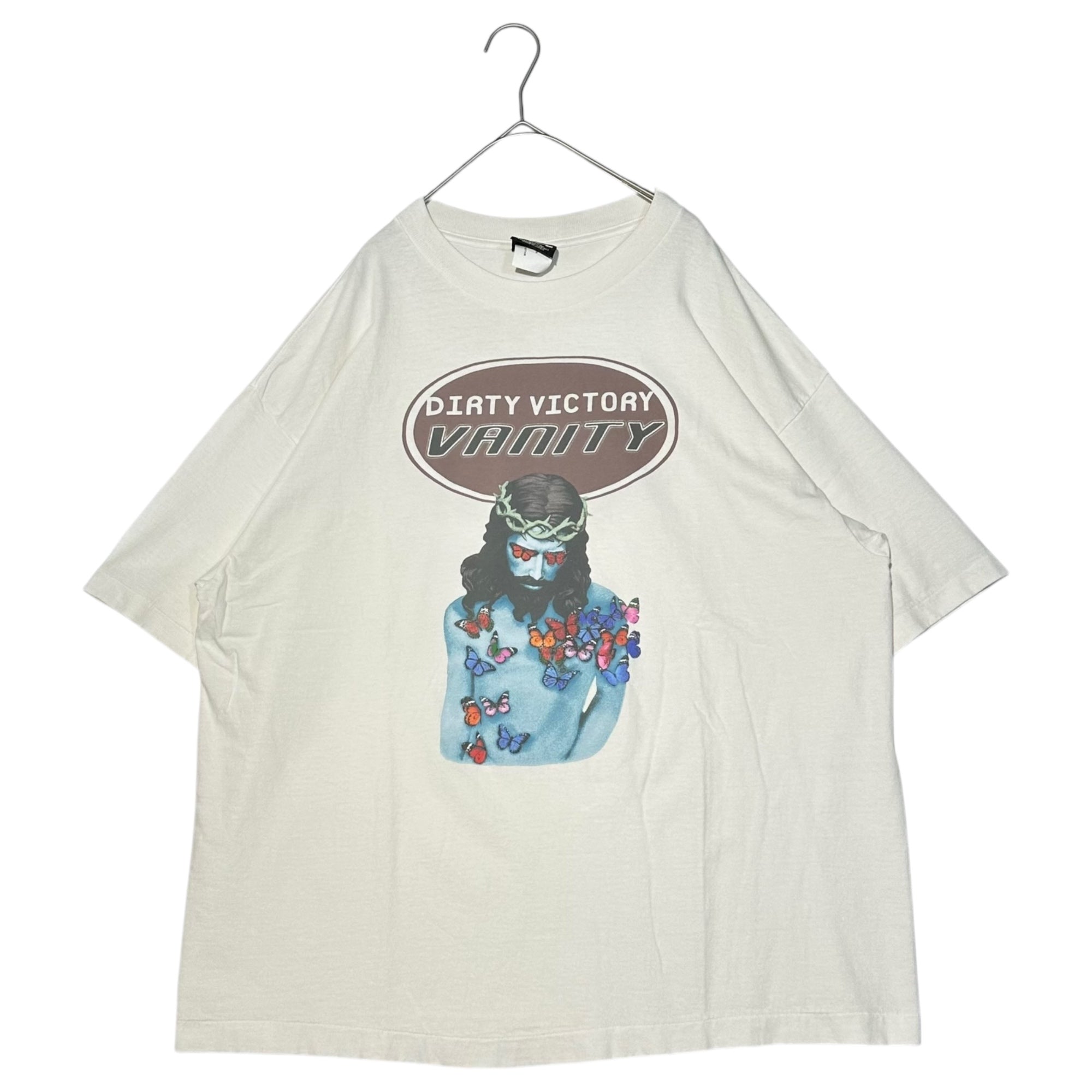 SAINT MICHAEL(セントマイケル) 24AW SS TEE VANITY ヴィンテージ加工 半袖 Tシャツ SM-YS1-0000-006 XL ホワイト