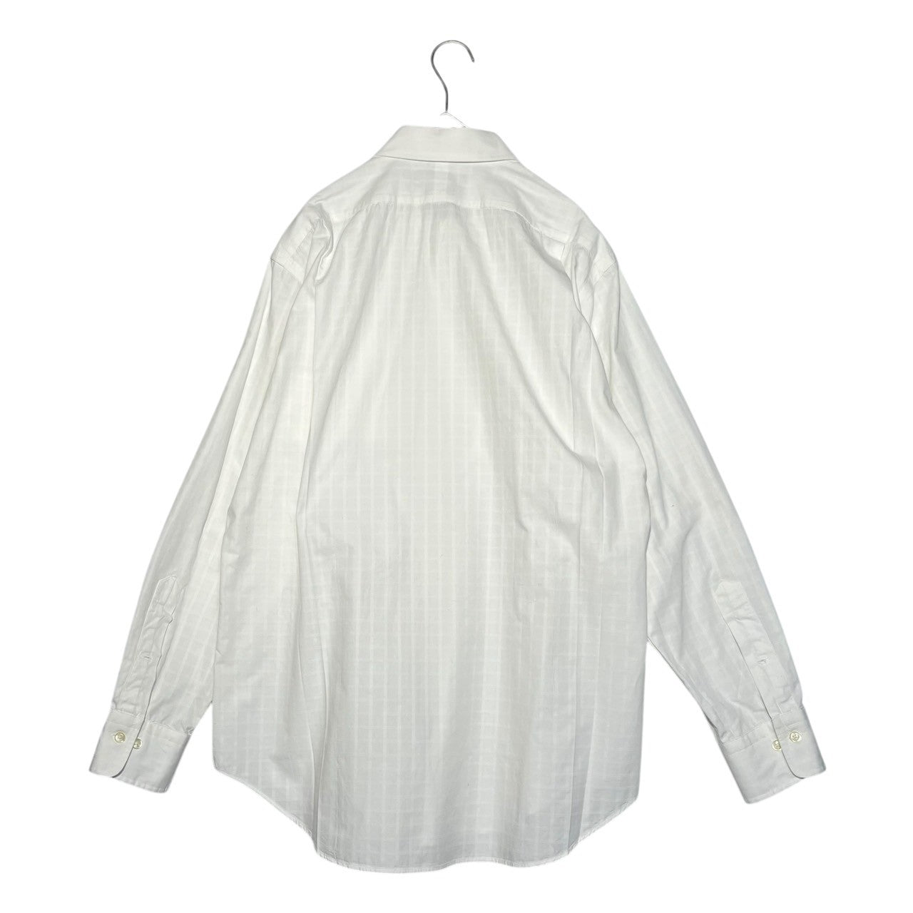 POLO RALPH LAUREN(ポロラルフローレン) 90's CURHAM checked oversized shirt チェック オーバーサイズ シャツ 15 1/2(L程度) ホワイト ポニー無し