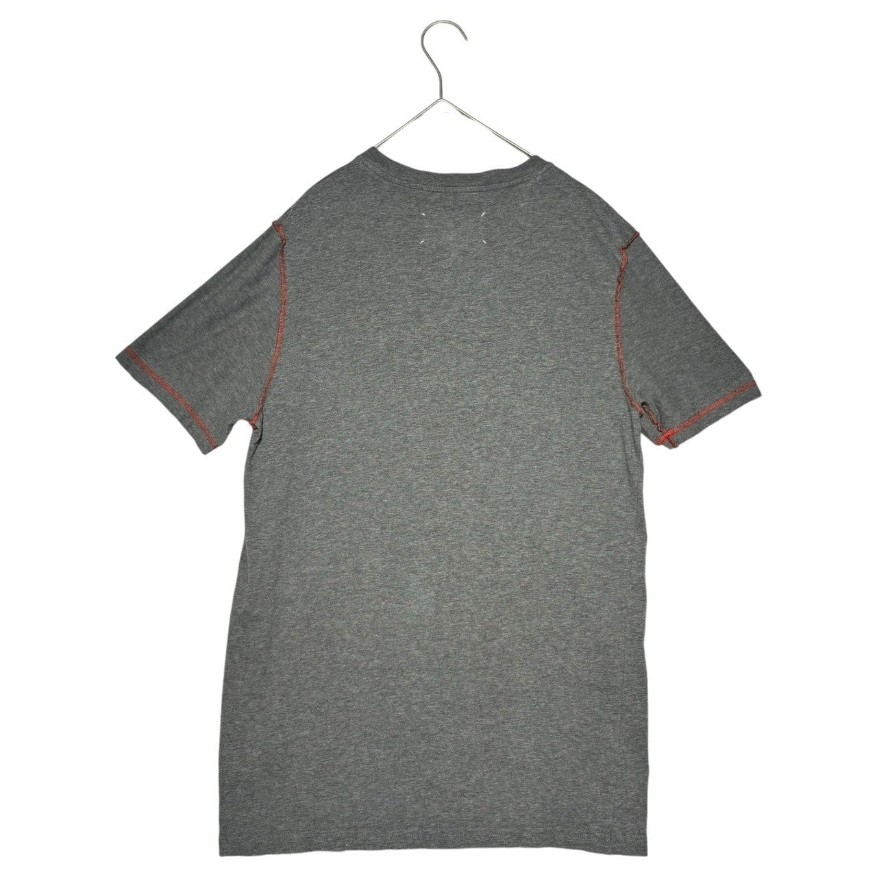 MAISON MARGIELA(メゾンマルジェラ) 17AW Overlock T-shirt オーバーロック Tシャツ S50GC0477 S グレー インサイドアウト 半袖 無地