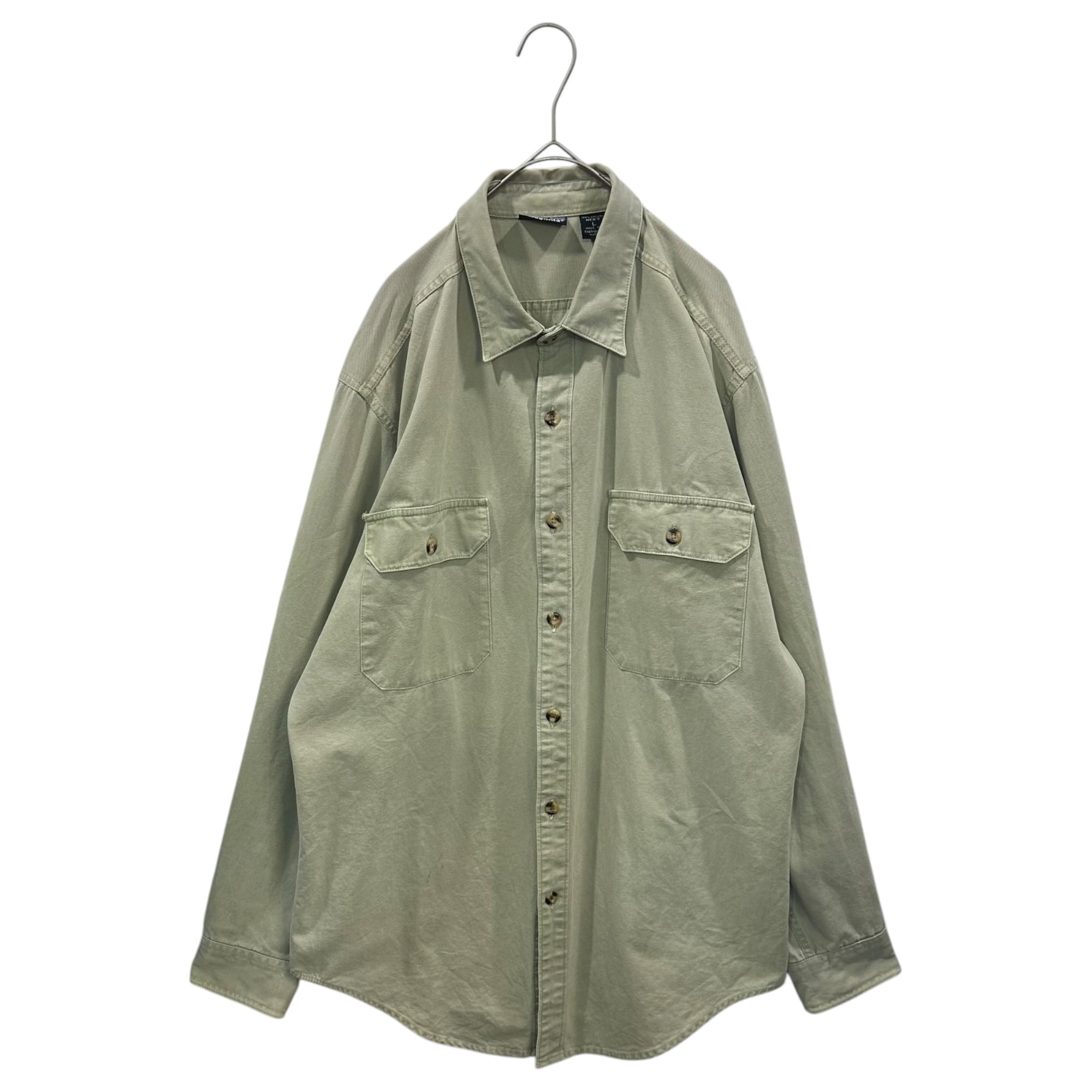 Patagonia(パタゴニア) 2000's Canvas Shirt キャンバス シャツ L ベージュ コットン