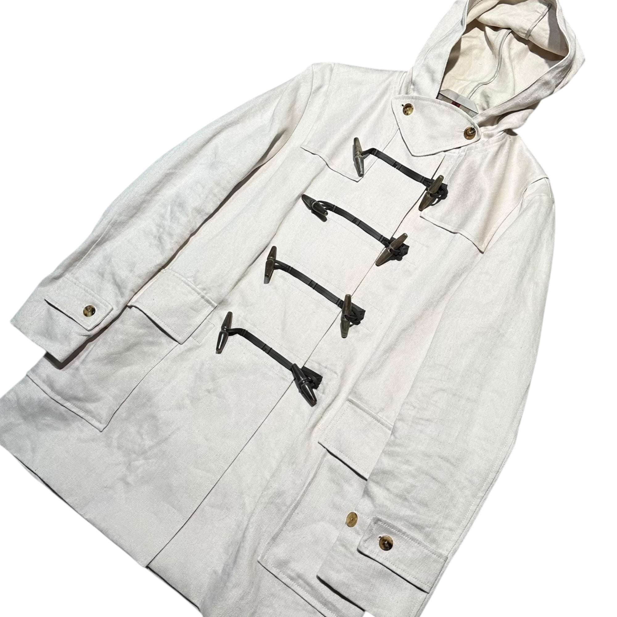 MACKINTOSH(マッキントッシュ) 100% Linen Duffle Coat リネン ダッフル コート G1C81-312-42 L アイボリー