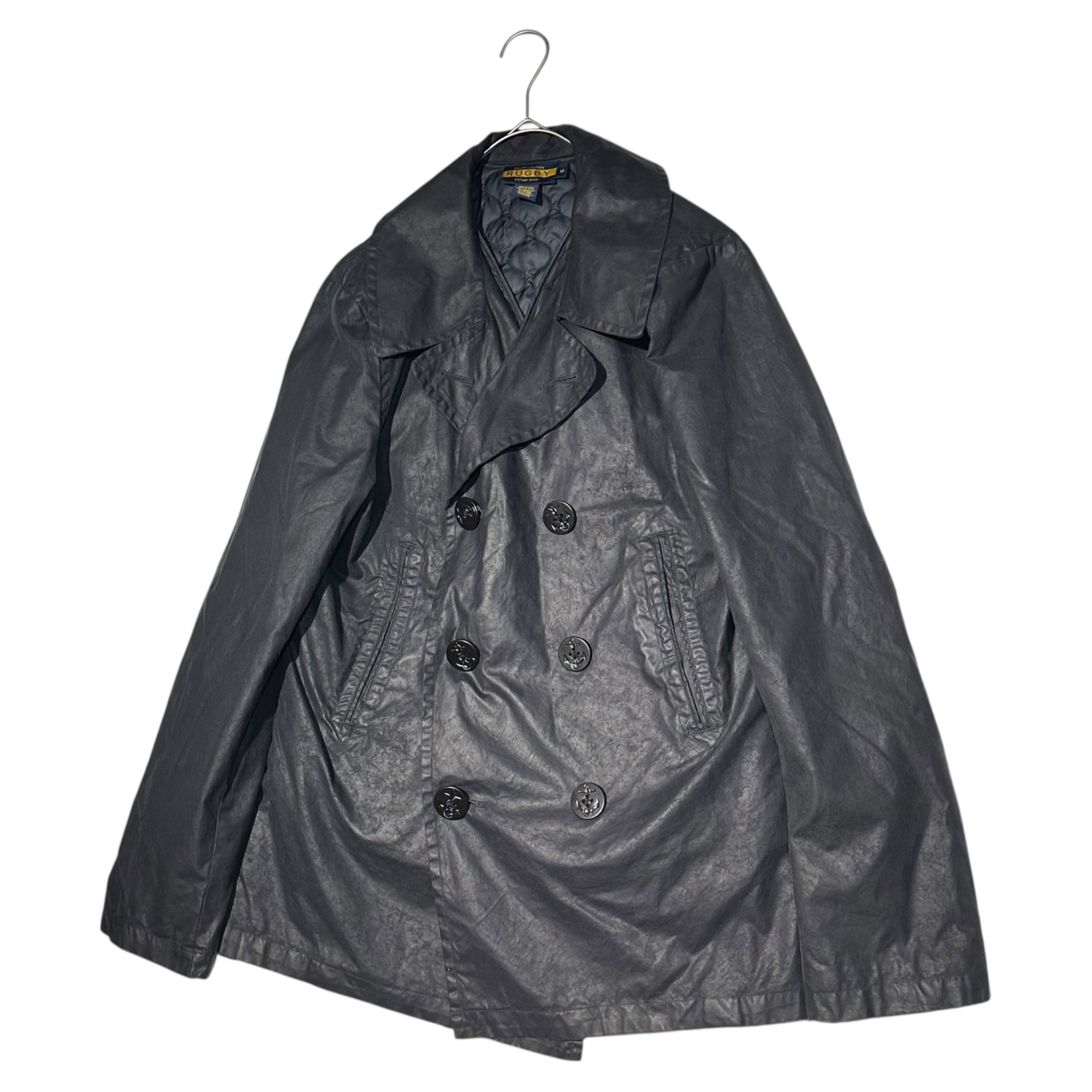 RALPH LAUREN RUGBY(ラルフローレンラグビー) Oiled Cotton Double Coat オイルドコットン ダブル コート M ネイビー