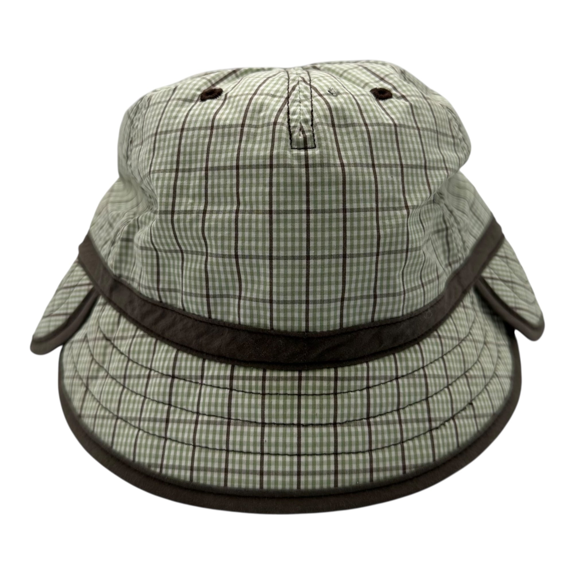 rajabrooke(ラジャブルック) 3PANEL HAT スリー パネル ハット グリーン×ブラウン