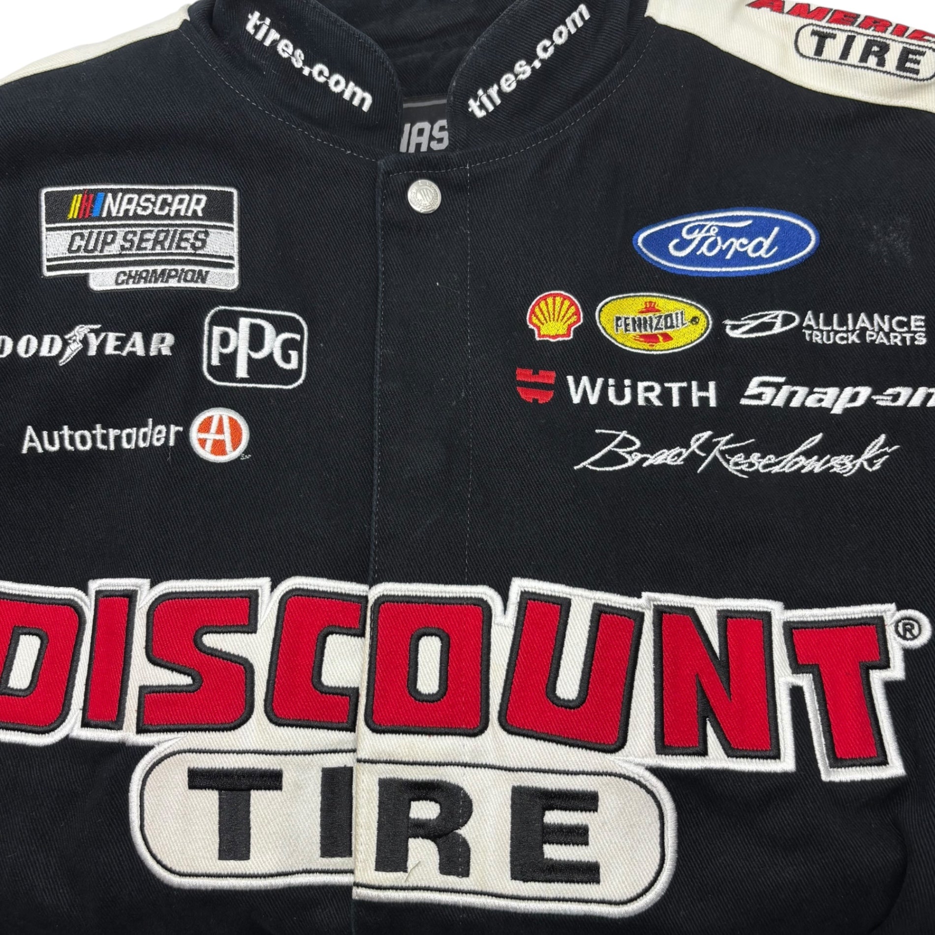 NASCAR(ナスカー) 2021 JH Design DISCOUNT TIRE RACING JACKET レーシング ジャケット XL ブラック