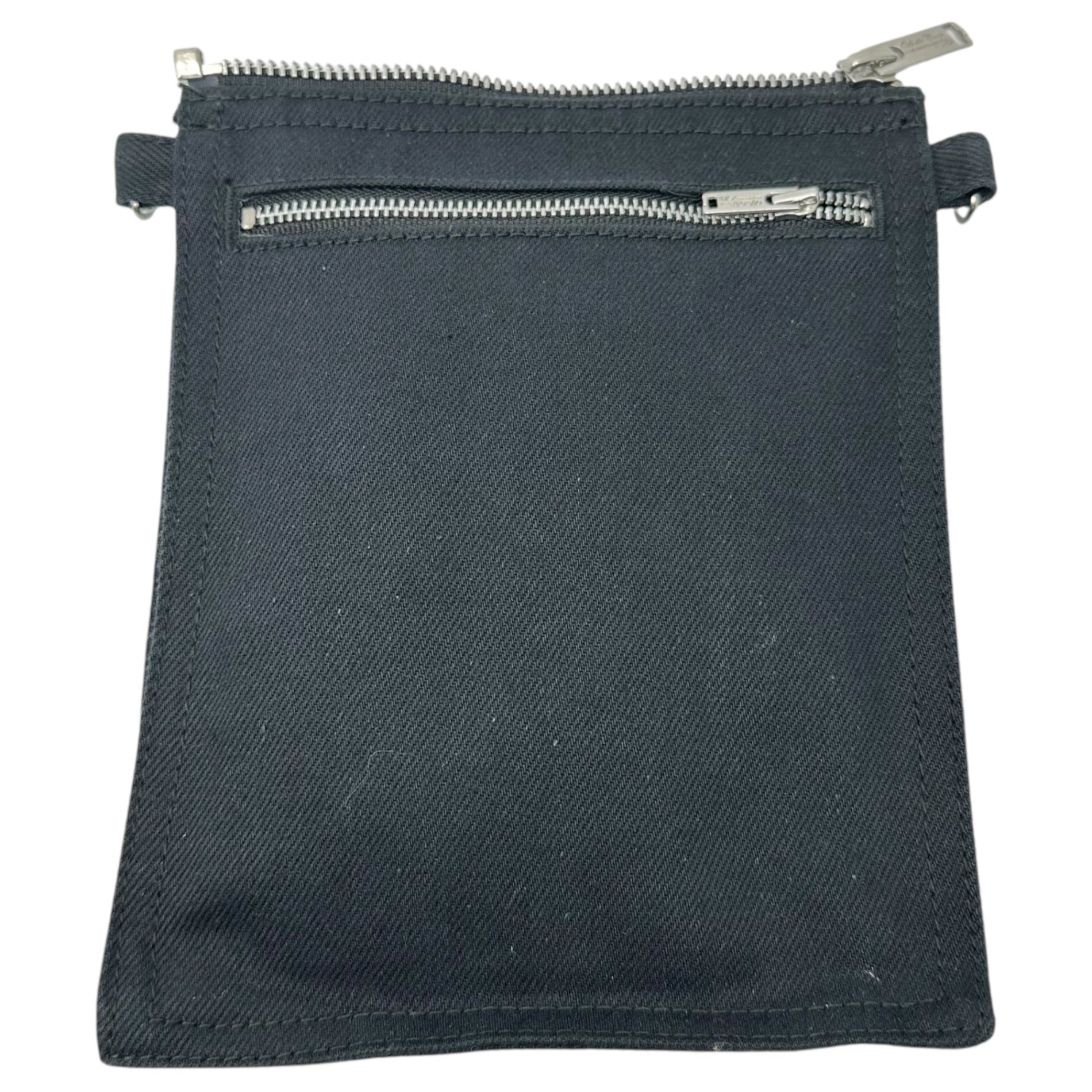 UNDERCOVER(アンダーカバー) 21AW Black Denim Zip Shoulder Pouch ブラック デニム ジップ ショルダー ポーチ UC2A4P01-1 FREE ブラック バッグ