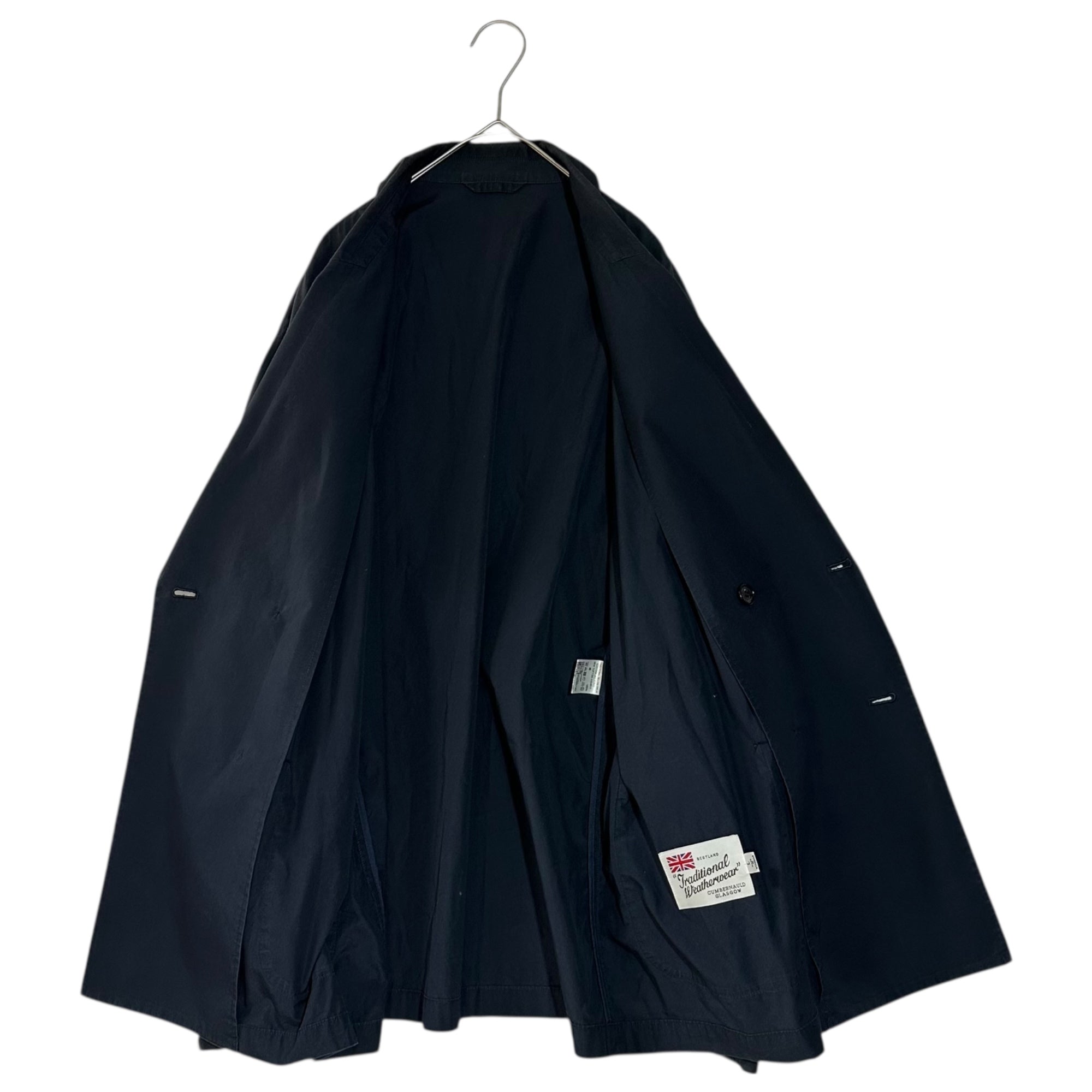 Traditional Weatherwear(トラディショナルウェザーウェア) Double-Breasted Cotton Tailored Jacket ダブル ブレスト コットン テーラード ジャケット L ネイビー