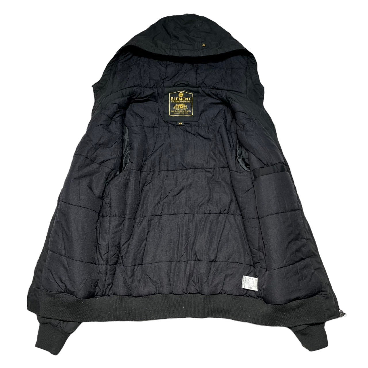 ELEMENT(エレメント) DULCEY padded hooded jacket 中綿 フーデット ジャケット AJ022-752 M ブラック