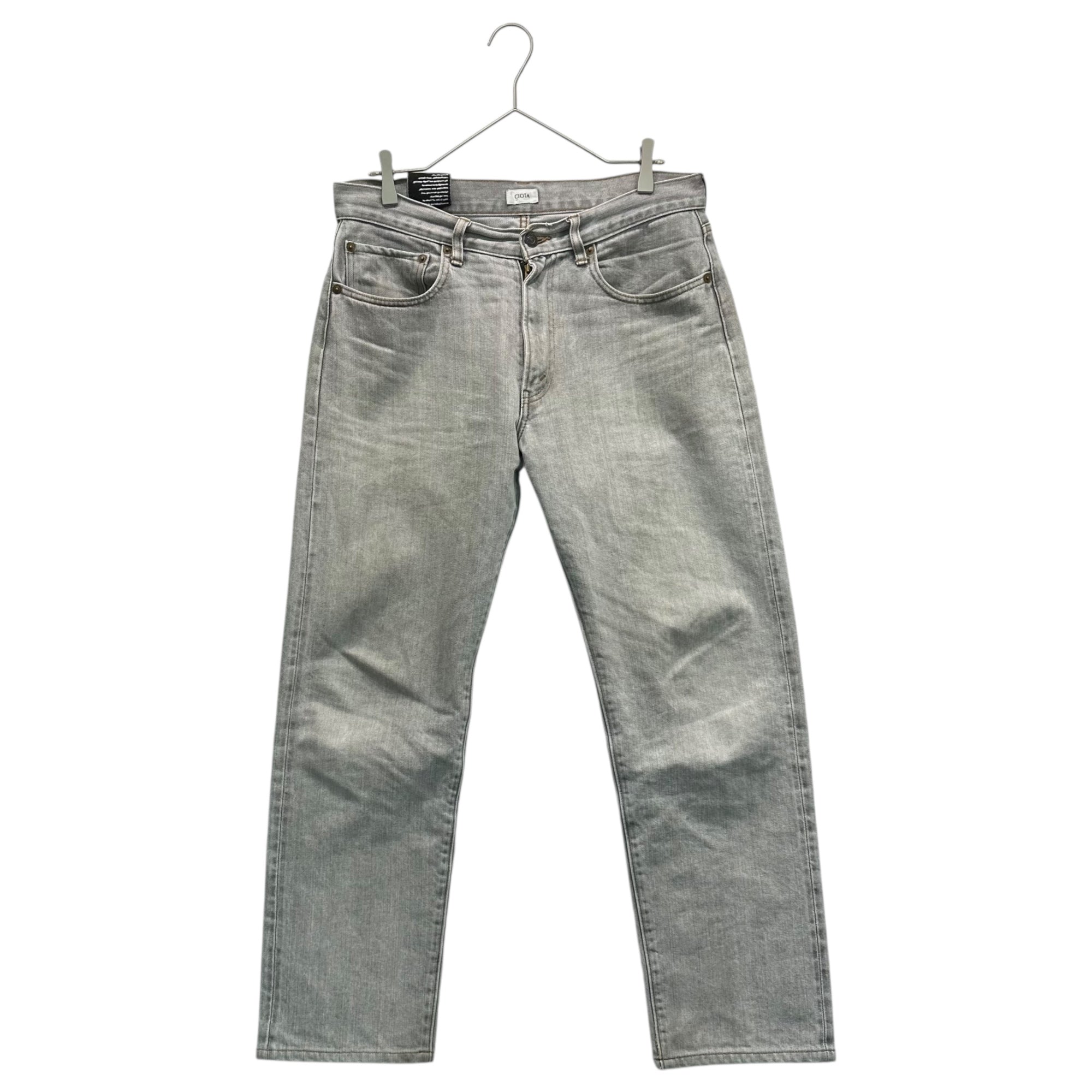 CIOTA(シオタ) 13.5 oz Tapered Denim テーパード デニム パンツ PTM-2TP 32 ライトグレー