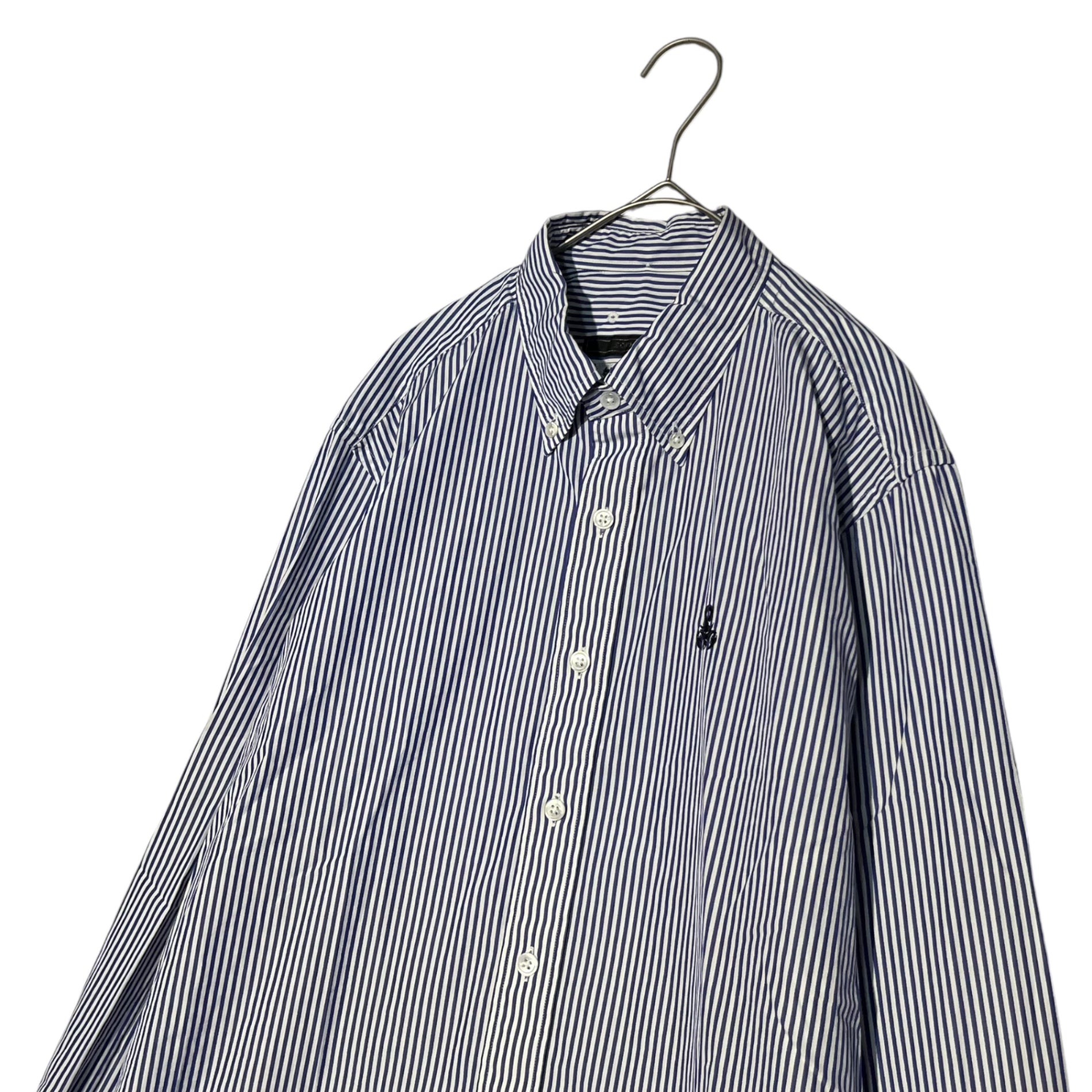 SOPHNET.(ソフネット) 20AW THOMAS MASON B.D SHIRT トーマスメイソン ボタンダウン ストライプ シャツ SOPH-202067 M ホワイト×ブルー