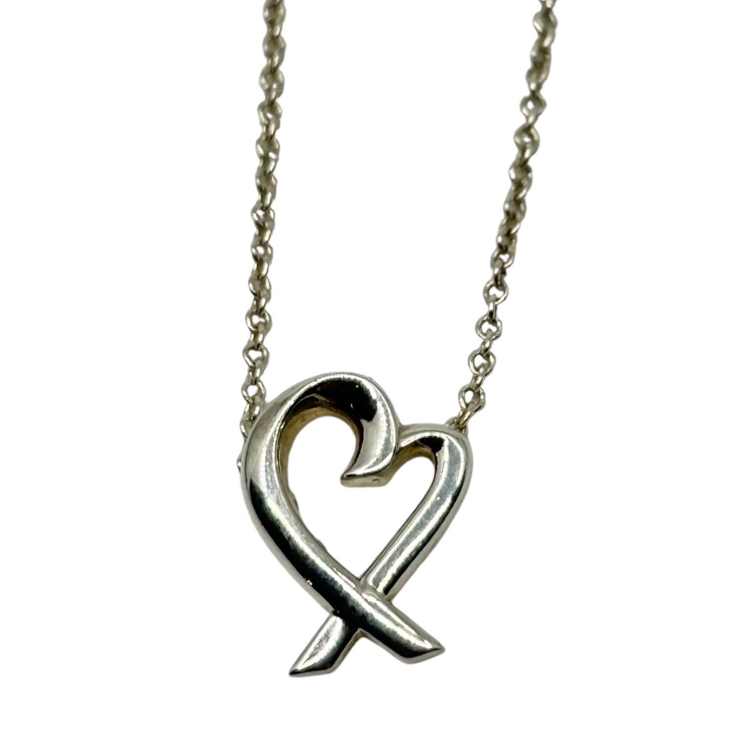 TIFFANY & CO.(ティファニー) By Paloma Picasso loving heart pendant パロマ ピカソ ラビングハートペンダント シルバー silver925 箱付