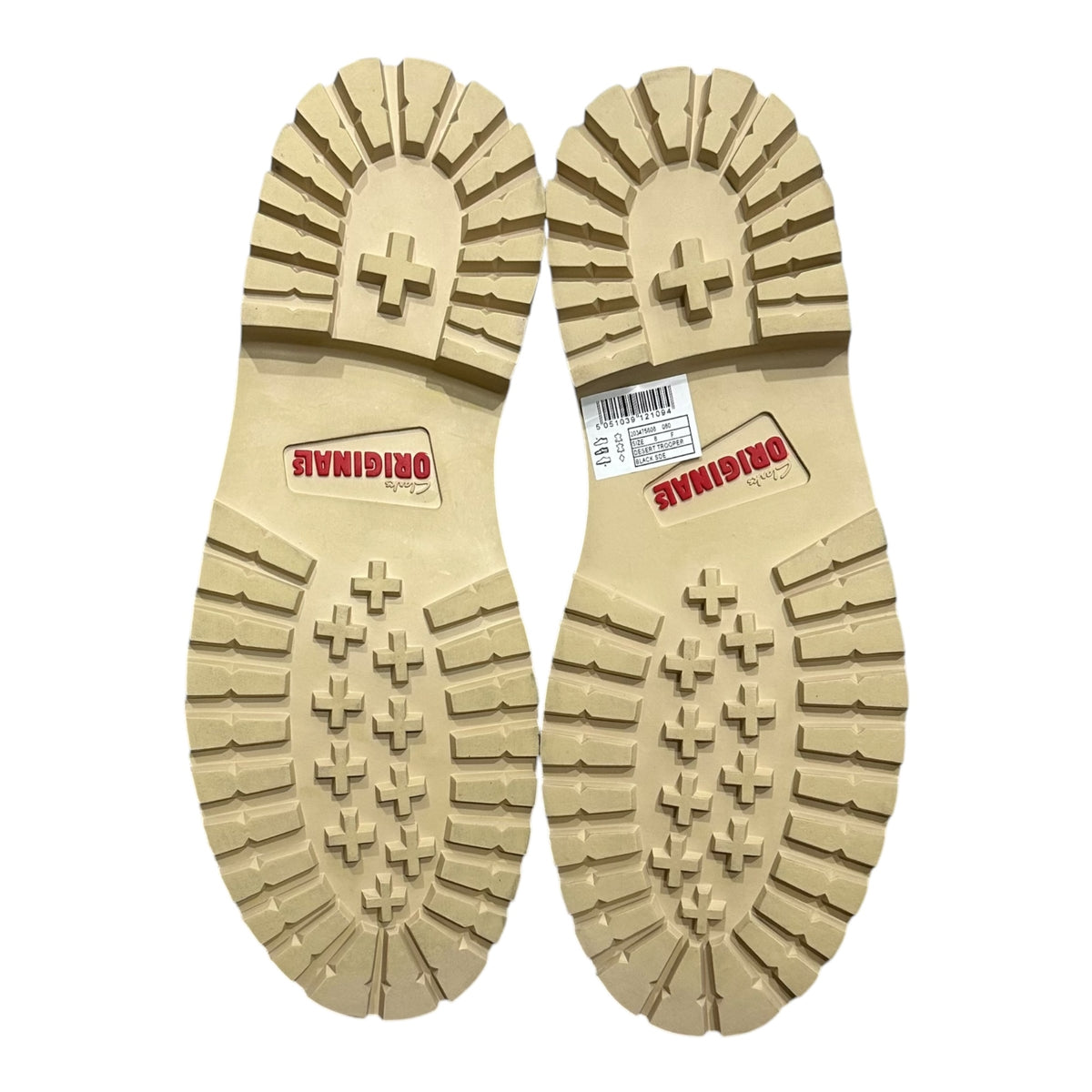 clarks(クラークス) DESERT TROOPER デザート ブーツ スウェード レザー 13292 8 1/2(約26.5cm) ブラック チャッカー