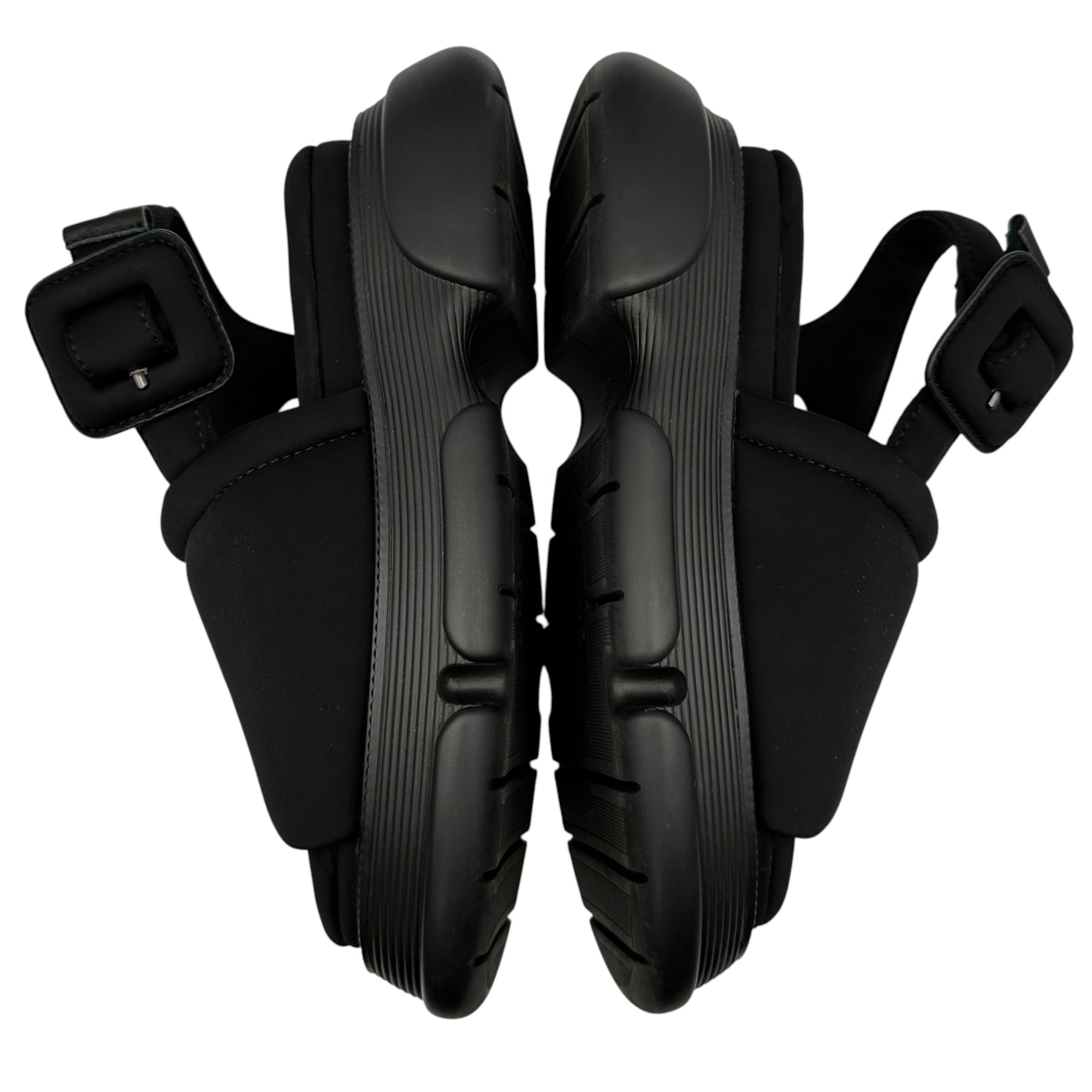 ENFOLD(エンフォルド) FLOAT-SOLE SANDALS フロートソールサンダル 300FA255-0300 38(24cm程度) ブラック