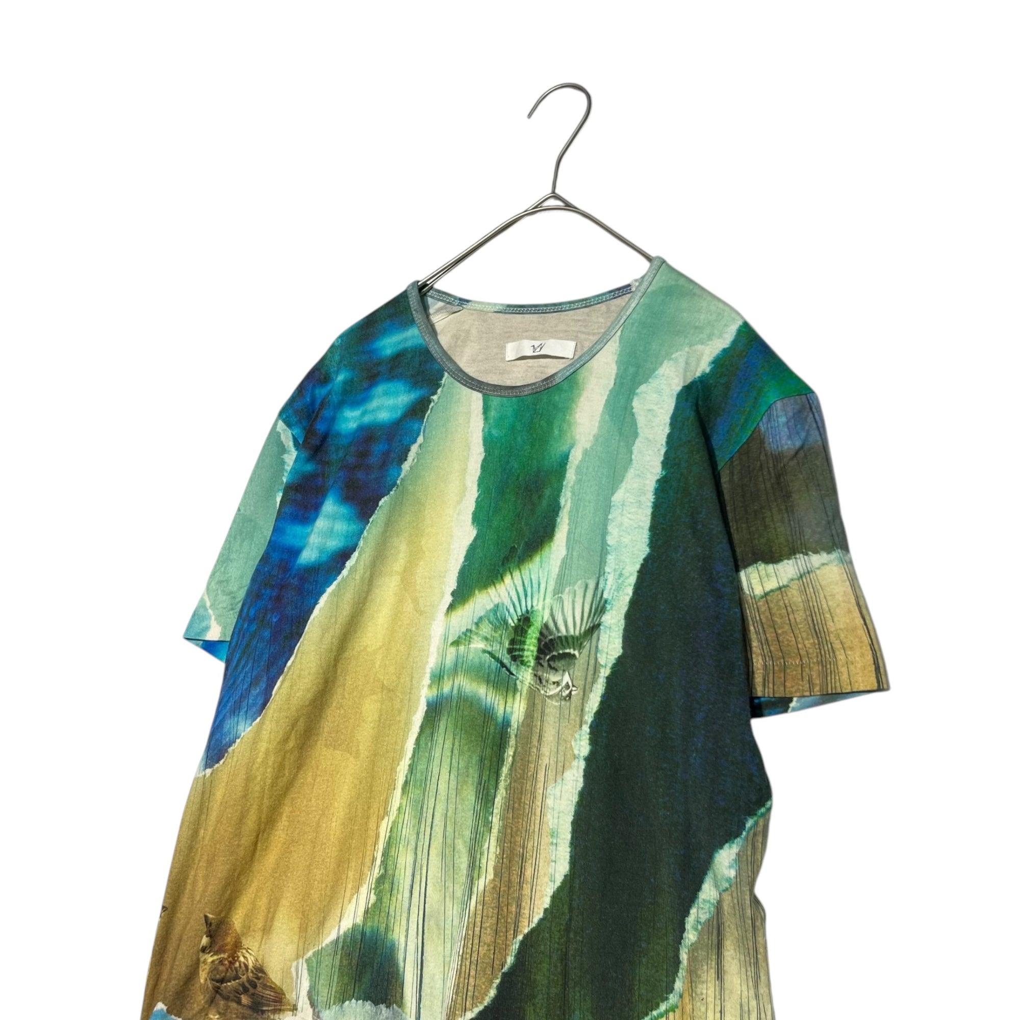 ohta(オオタ) 13AW All-over print crew neck T-shirt 総プリント クルーネック Tシャツ 13AW-CS-02W M グリーン