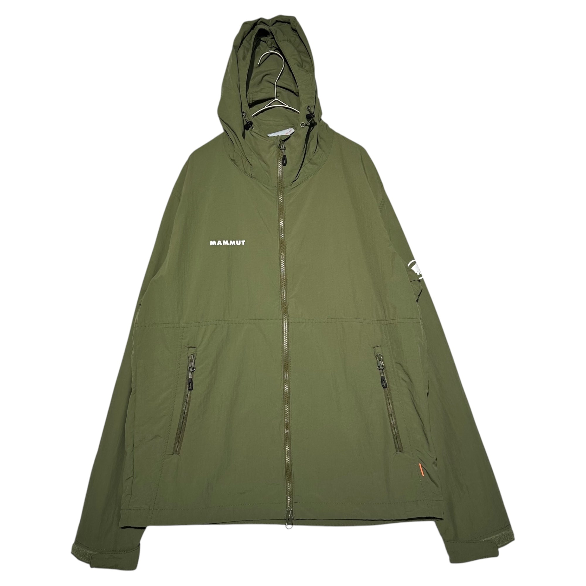 MAMMUT(マムート) Hiking WB Hooded Jacket ハイキング ウィンドブレーカー フーデッド ジャケット 1012-00391 L カーキ