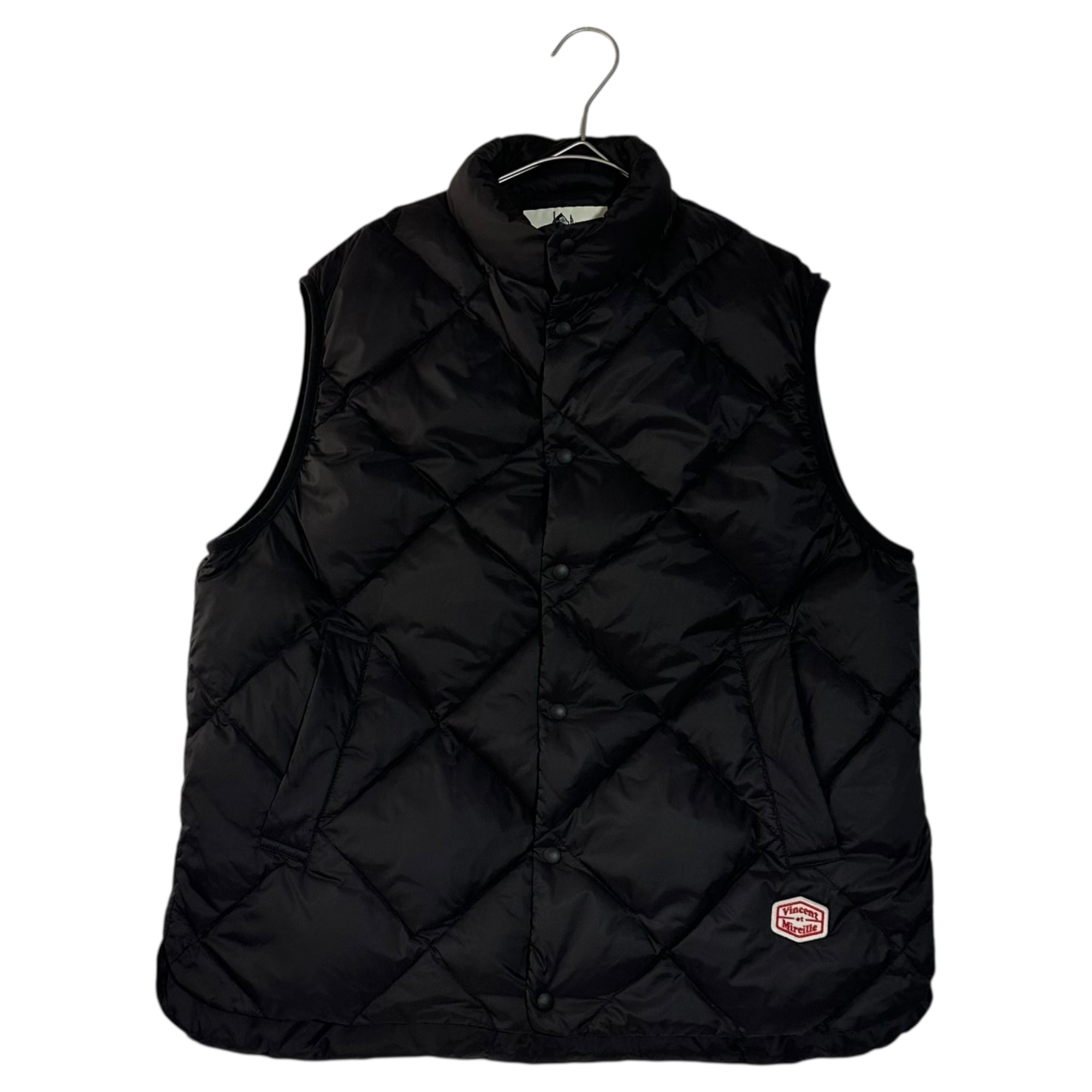 VINCENT ET MIREILLE(ヴァンソン エ ミレイユ) Recycled Down Inner Vest リサイクル ダウン インナー ベスト VM232FD25130 36(S~M程度) チャコール