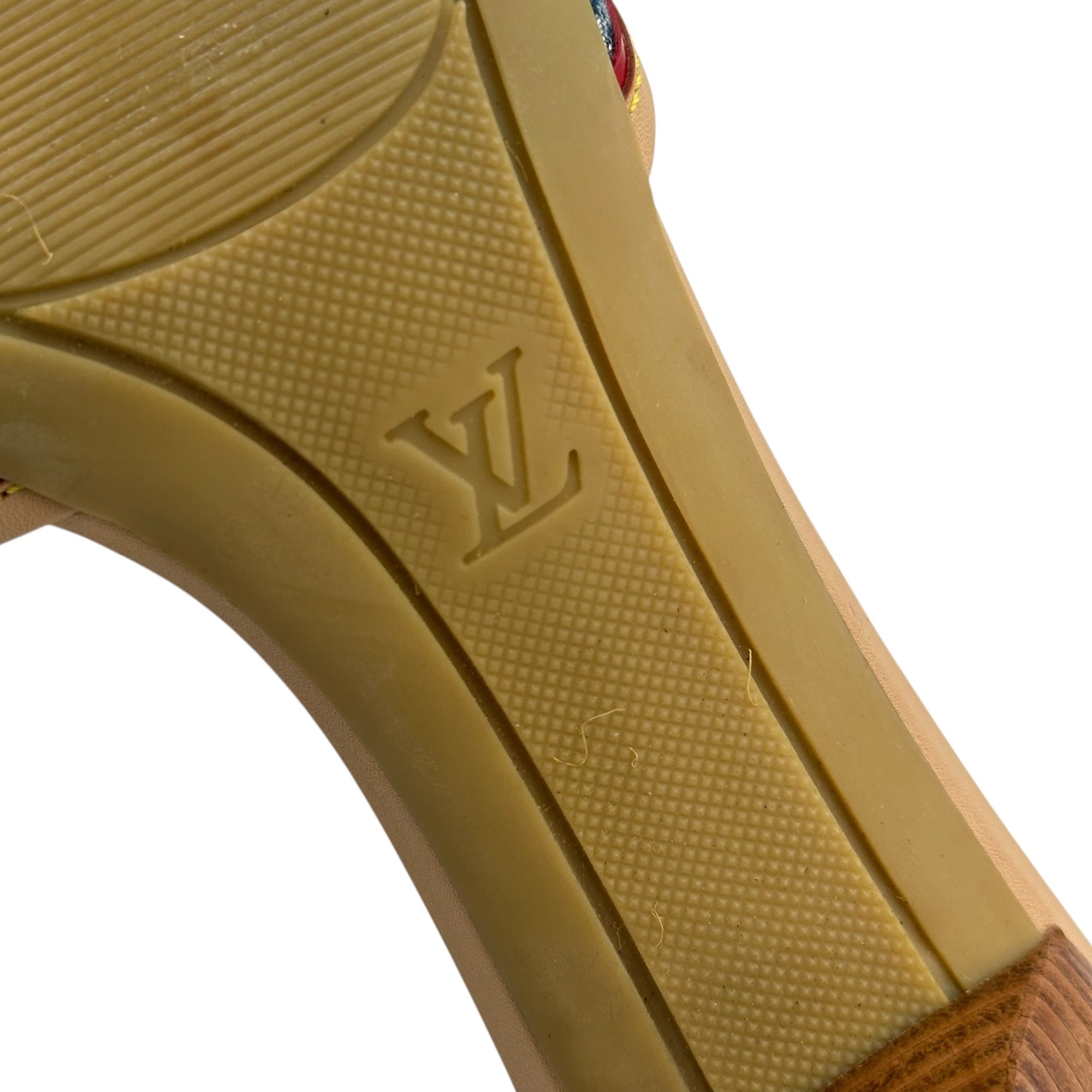 LOUIS VUITTON(ルイヴィトン) Monogram Denim Ribbon Mules モノグラム