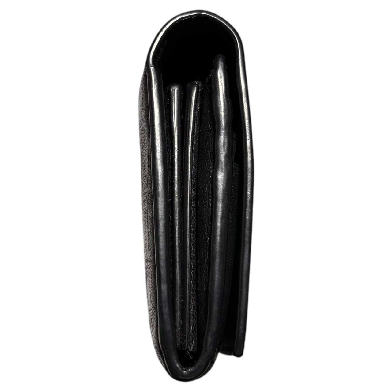 SAINT LAURENT(サンローラン) Monogram large flap wallet モノグラム ラージ フラップ ウォレット CFR556252 ブラック 財布 長財布 レザー ロゴ 箱付