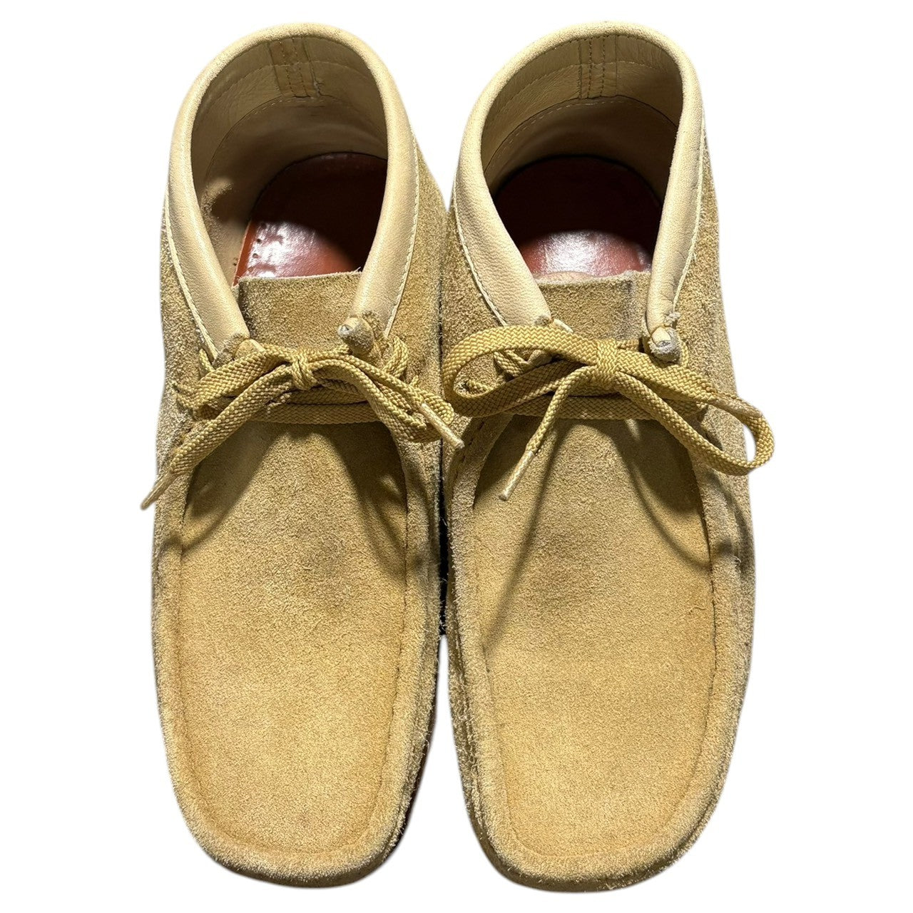 clarks(クラークス) Wallabee ワラビー 500691 US 7 1/2(約25.5cm) ベージュ モカシン シューズ スウェード