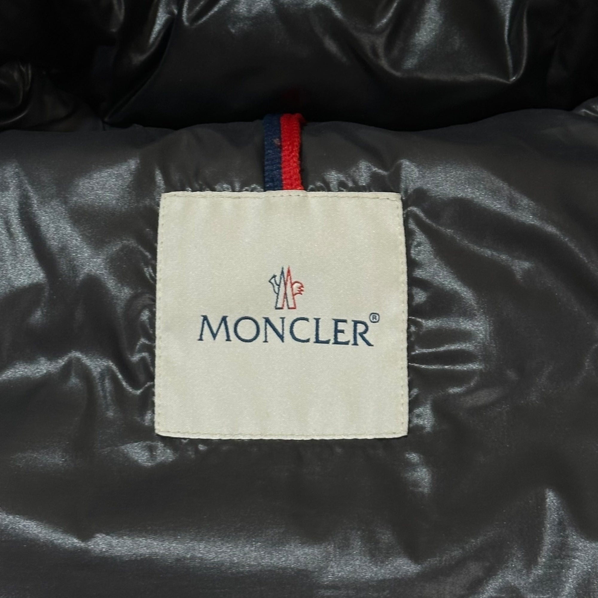 MONCLER(モンクレール) TIB GILET ロゴ ワッペン ナイロン ダウン ベスト 320914335005 1(S程度) ブラック