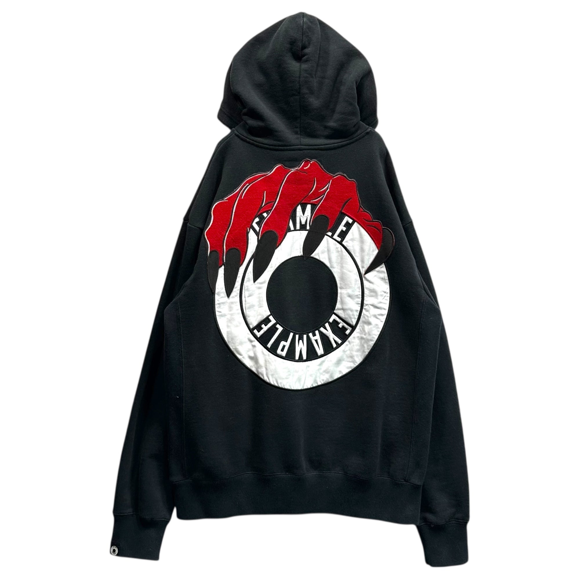 EXAMPLE(エグザンプル) STUDIO33 ROUND LOGO HOODIE ラウンド ロゴ フーディー L ブラック パーカー