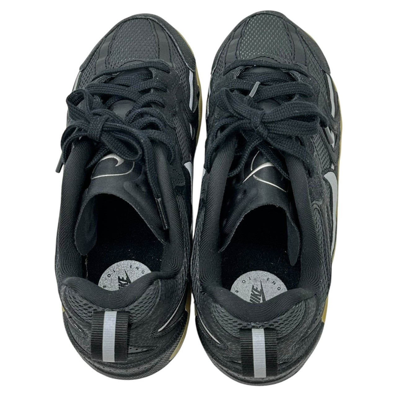 NIKE(ナイキ) JAM BLACK/METALLIC SILVER-GUM LIGHT BROWN ジャム ローカット スニーカー FN0314-002 24.5cm ブラック×ブラウン