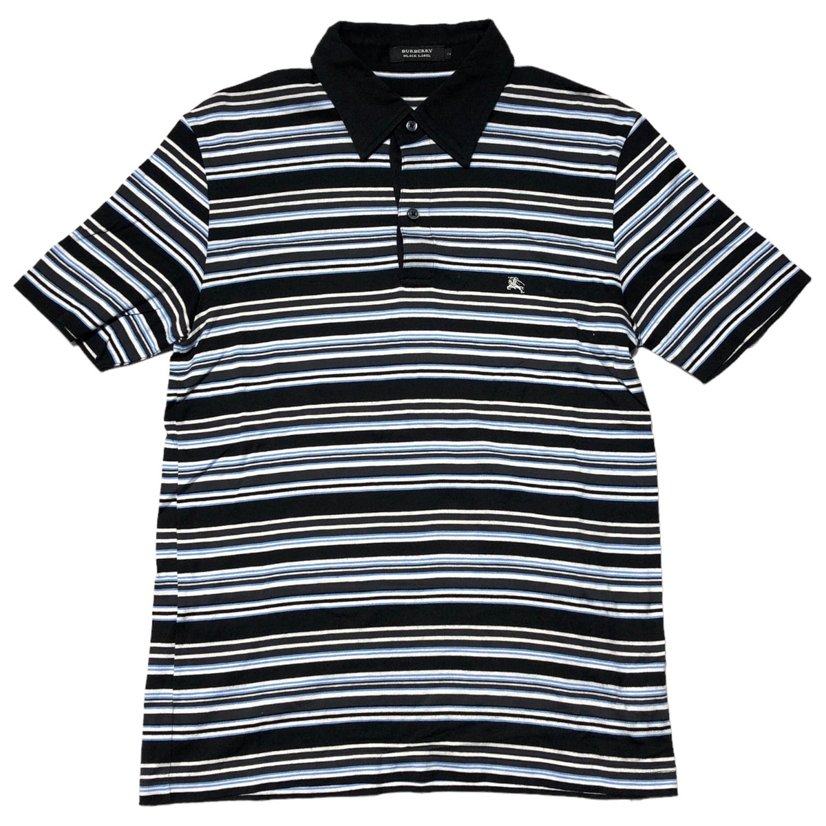 A2407-193 BURBERRY BLACK LABEL 半袖シャツ 苦しい ホワイト 