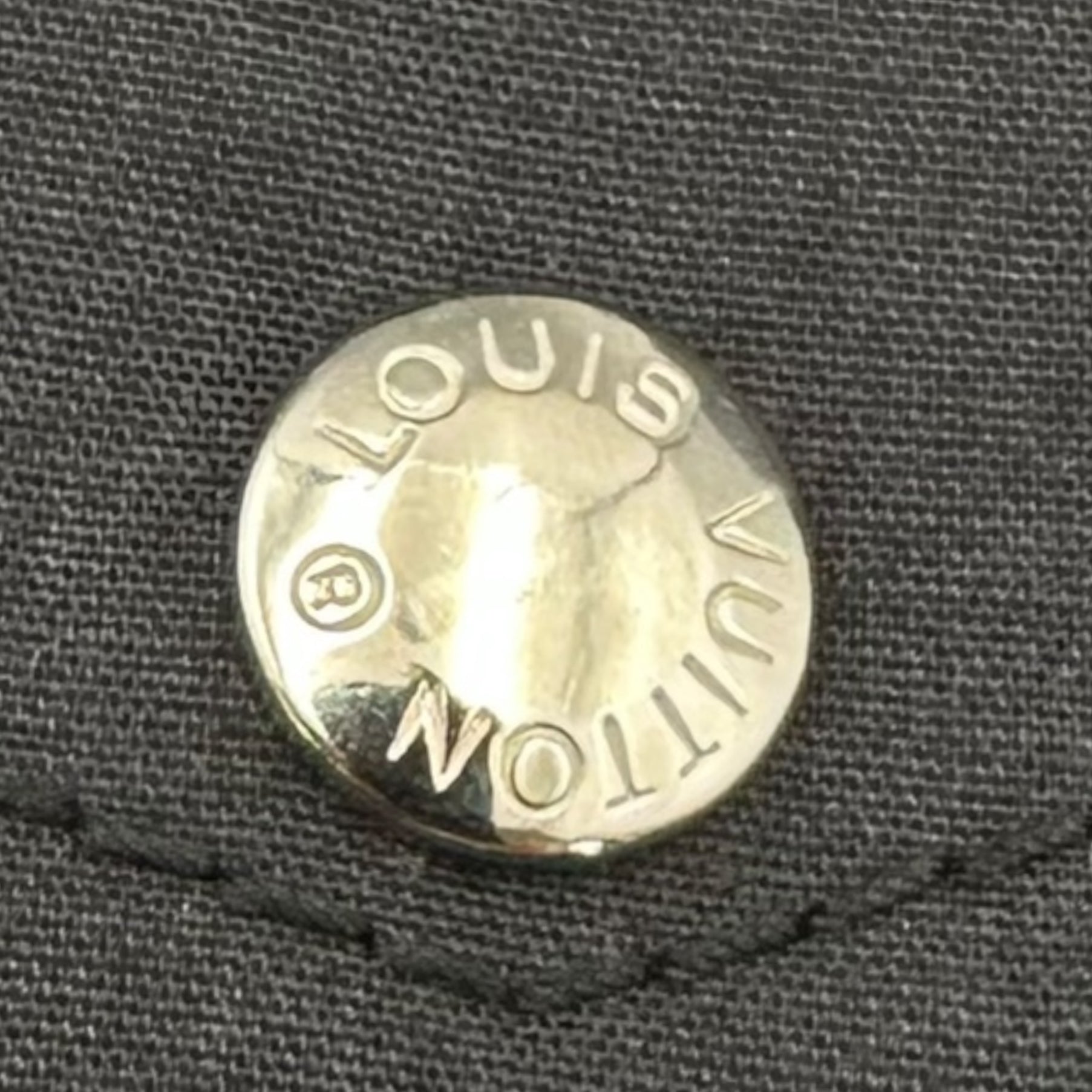 LOUIS VUITTON(ルイヴィトン) Monogram Zip-Up Coated Coat モノグラム ジップアップ ゴム引き コート 34(XS～S程度) ブラック ベルテッド マッキントッシュ ゴム引き