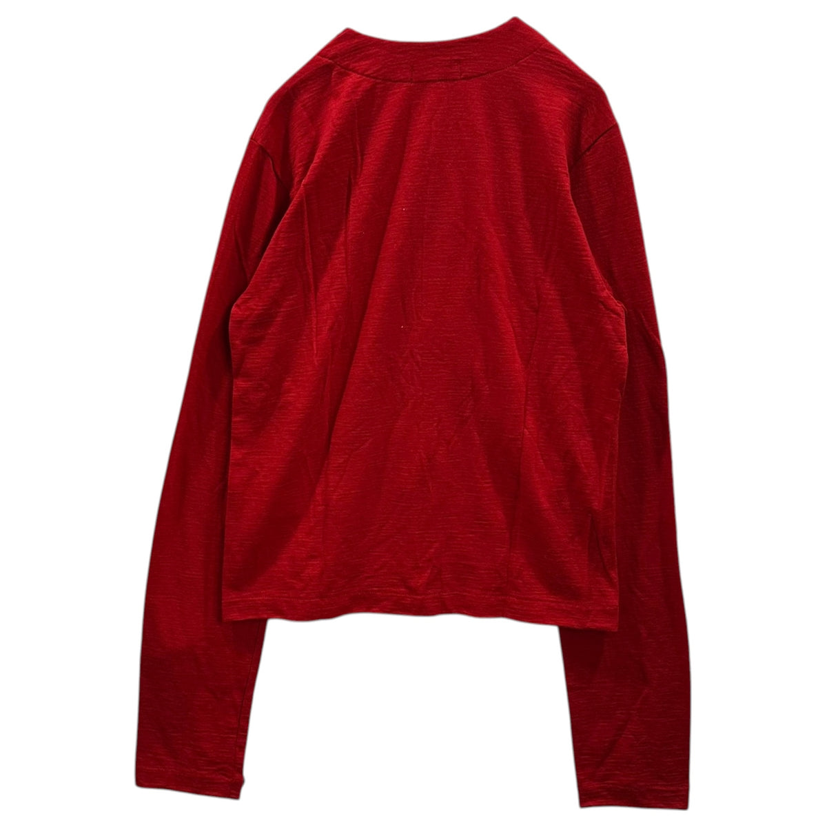 tricot COMME des GARCONS(トリココムデギャルソン) 1994SS Stitch-Work Snap-Button Wool Cardigan ステッチ ワーク スナップ ボタン ウール カーディガン TT-040750 FREE レッド AD1993 90s アーカイブ