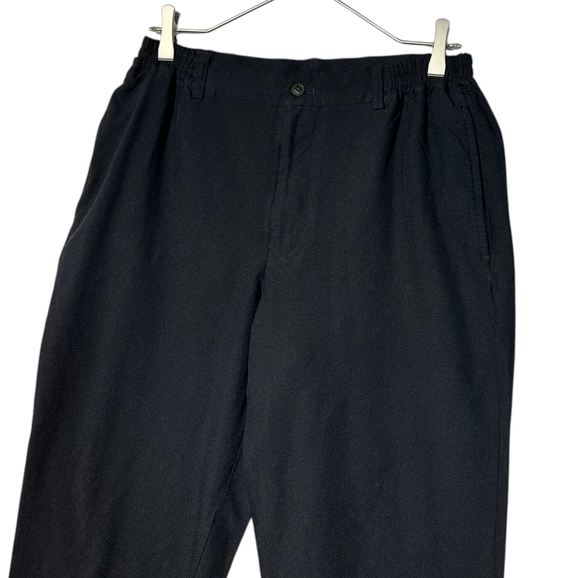 COMME des GARCONS HOMME DEUX(コムデギャルソンオムドゥ) 20SS Ester product dyed tapered pants エステル製品染め テーパード パンツ DE-P063 XS ネイビー AD2019 イージー スラックス
