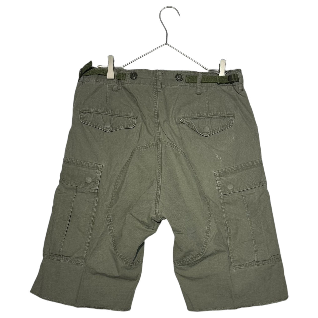 VISVIM(ビズビム/ヴィズヴィム) Ripstop cargo shorts リップストップ カーゴ ショーツ M カーキ ハーフ ショート パンツ