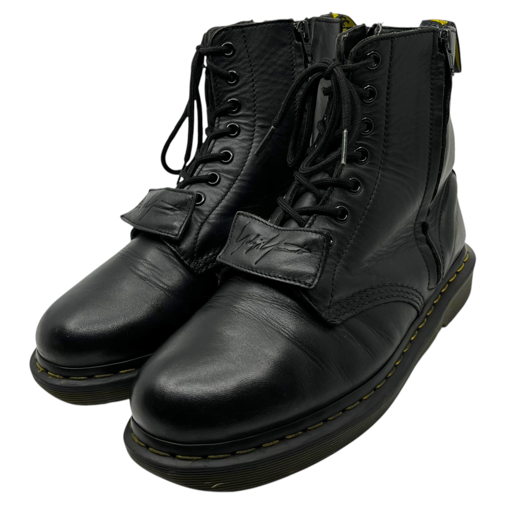 YOHJI YAMAMOTO×DR.MARTENS(ヨウジヤマモト×ドクターマーチン) 16SS PASCAL Y ZIP サイド ジップ ブーツ 21794001 US 9(27cm程度) ブラック コラボ