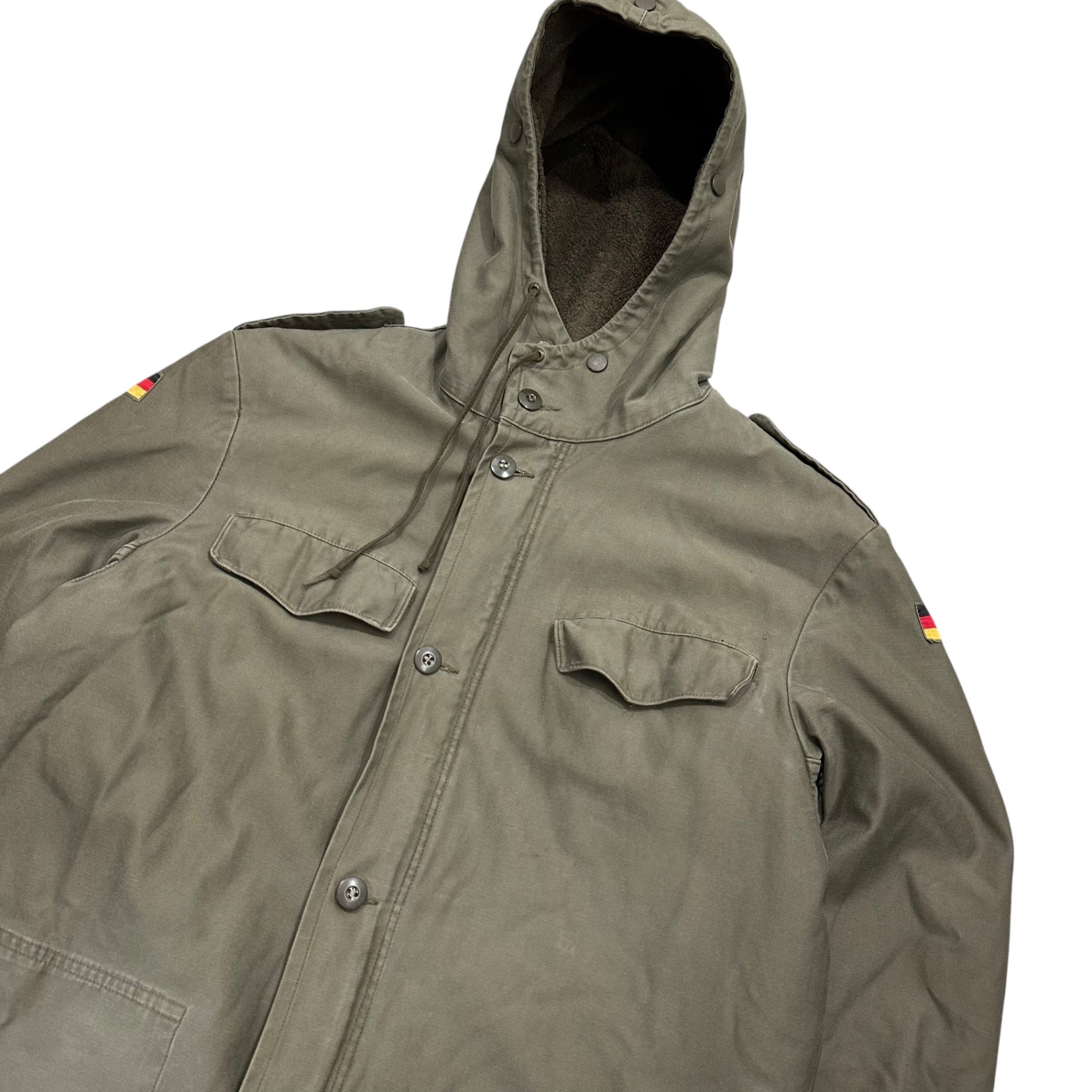 German Army(ドイツ軍) Military Mods Coat ミリタリー モッズ コート 180-190(XL程度) カーキ