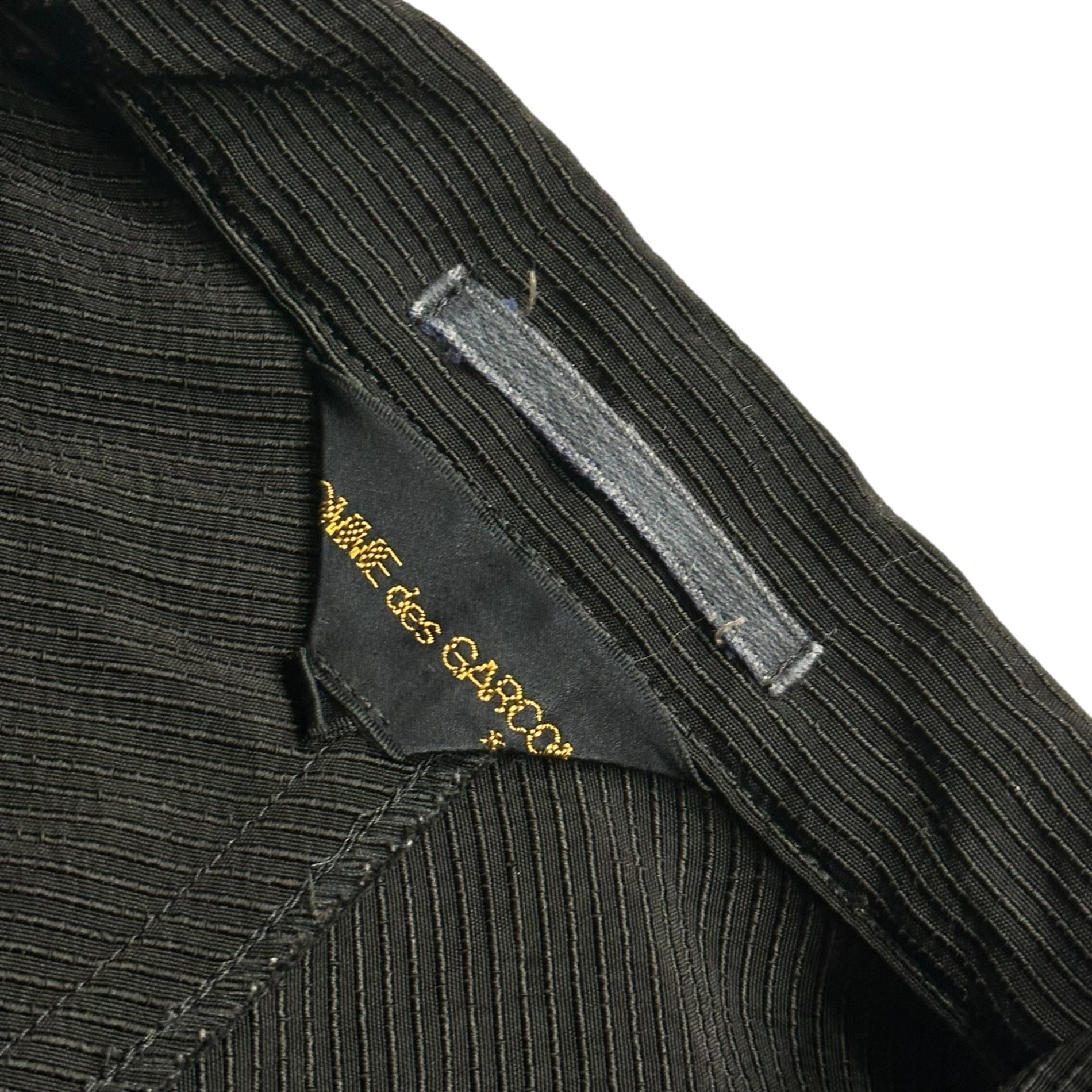 COMME des GARCONS(コムデギャルソン) 1980's Vintage Dolman-Sleeve Slim-Waist Double-Breasted Jacket ヴィンテージ ドルマンスリーブ スリム ウエスト ダブル ジャケット GJ-11058S S ブラック AD表記無 80s アーカイブ 80年代 稀少