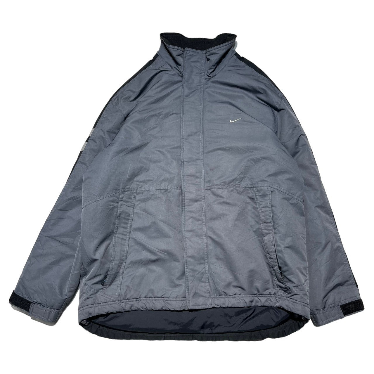 NIKE(ナイキ) 00's sleeve line batting jacket 袖ライン 中綿 ジャケット L グレー