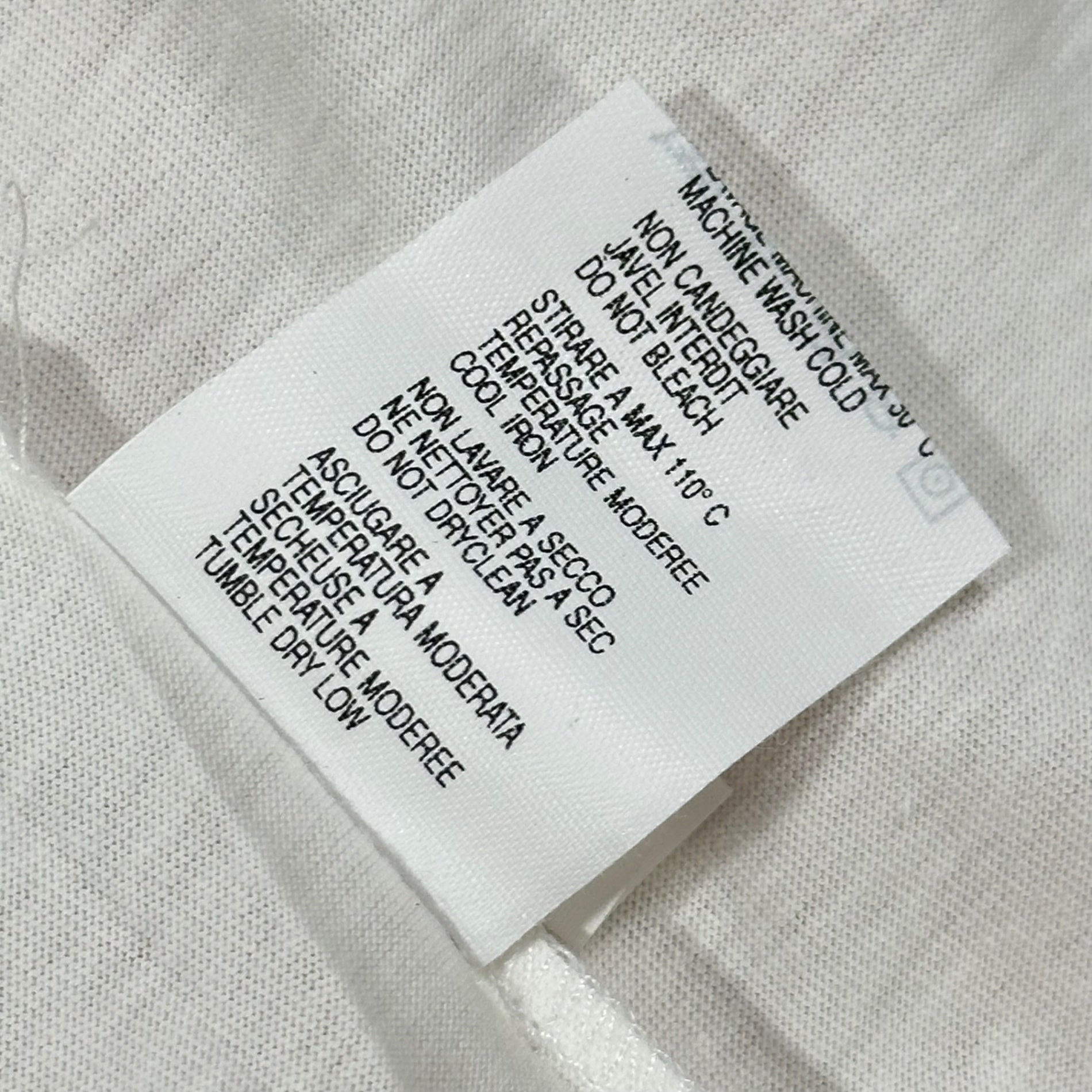 COMME des GARCONS COMME des GARCONS(コムデギャルソンコムデギャルソン) Crayon graphic Logo T-shirt ロゴ クレオン グラフィック Tシャツ S ホワイト フランス製
