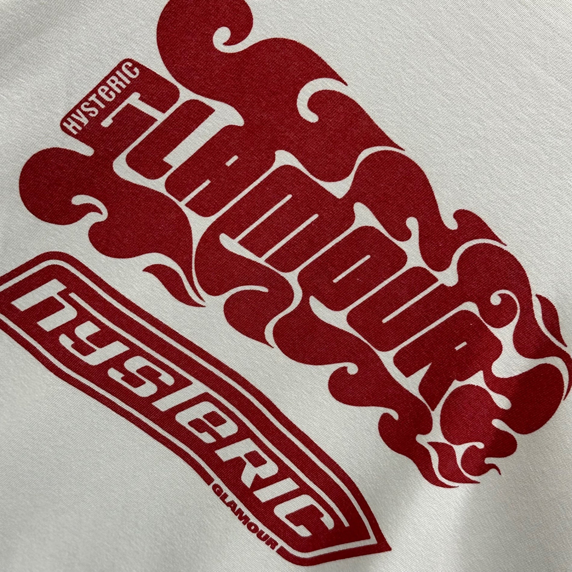 【激レア】ヒステリックグラマー　ロンT ファイヤー　完売モデル　フレイム HYSTERIC GLAMOUR(ヒステリックグラマー) 18SS Fire Logo long tee