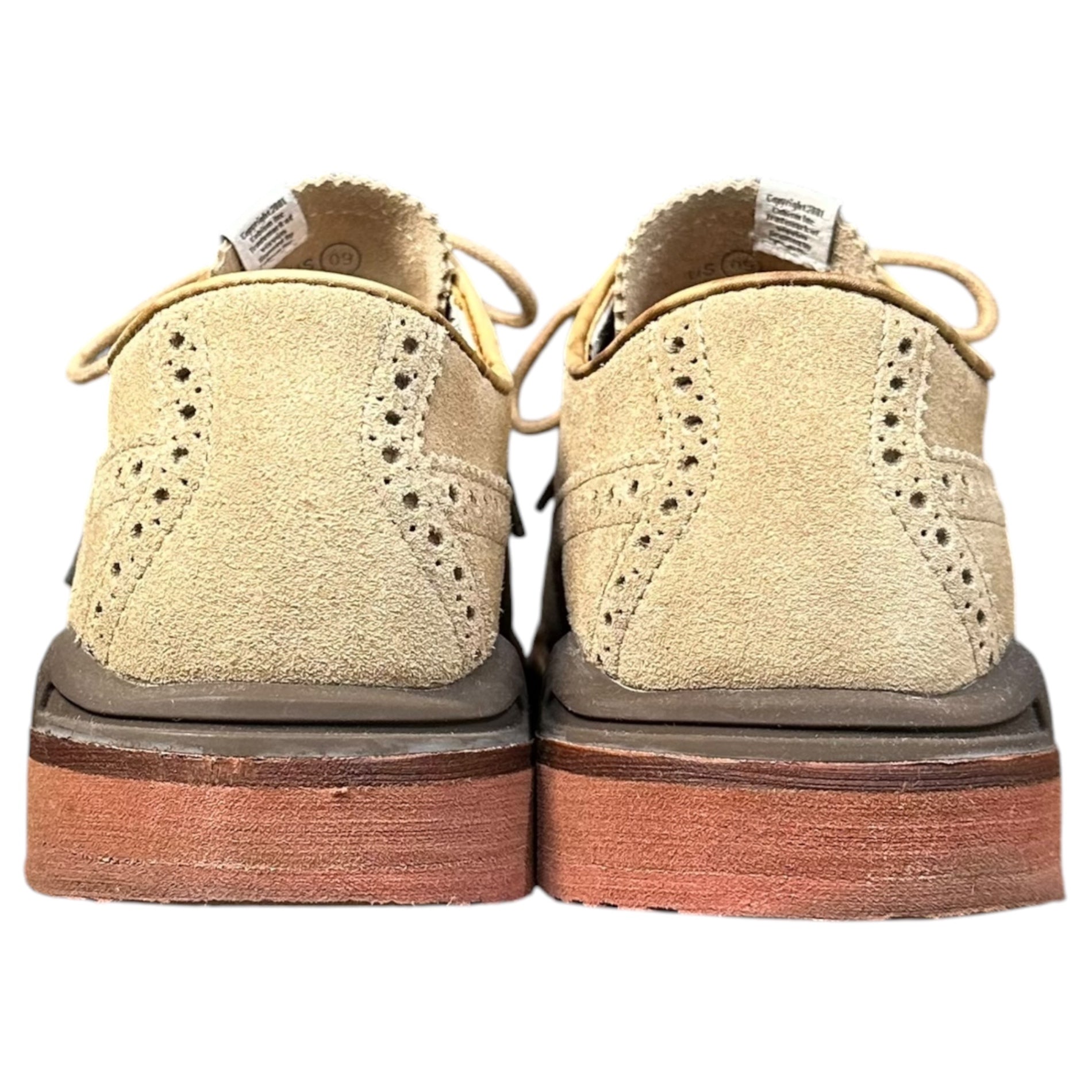 VISVIM(ビズビム/ヴィズヴィム) 2011AW PATRICIAN WT-FOLK SAND パトリシアン ウィングチップ フォルク 316078 US9(27.0cm程度) ベージュ オックスフォード シューズ スウェード