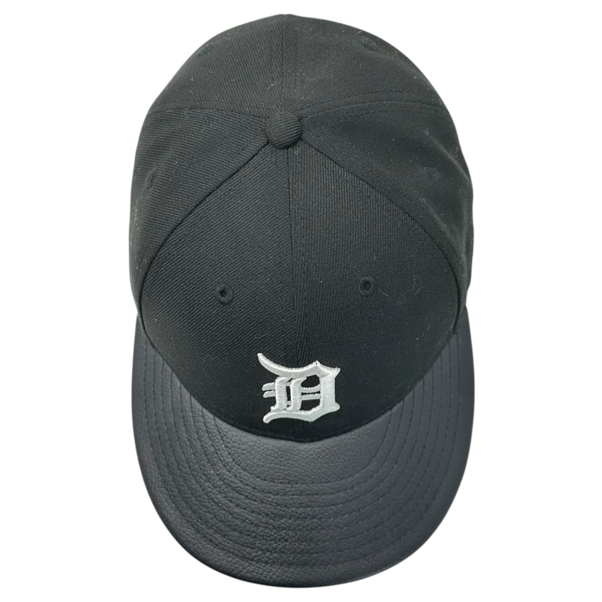 NEW ERA(ニューエラ) JOURNAL STANDARD relume 別注 LP 59FIFTY ”Detroit Tigers” エコレザー ベースボール スナップバック キャップ ブラック ジャーナルスタンダード 帽子