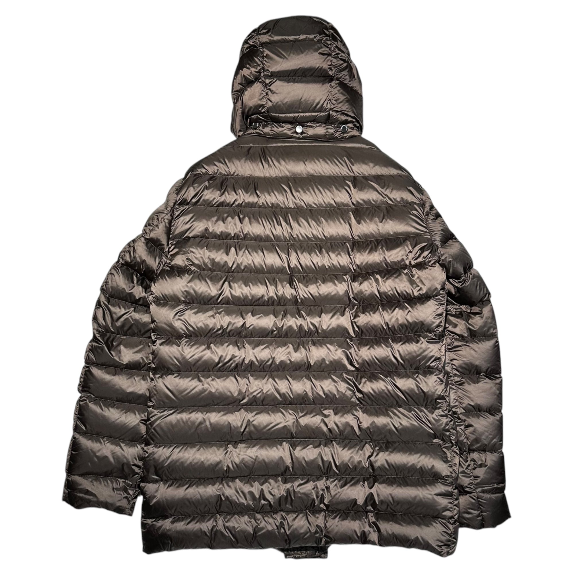 CAPE HORN(ケープホーン) nylon hooded down jacket ナイロン フーデット ダウン ジャケット 50(L程度) ブラウン