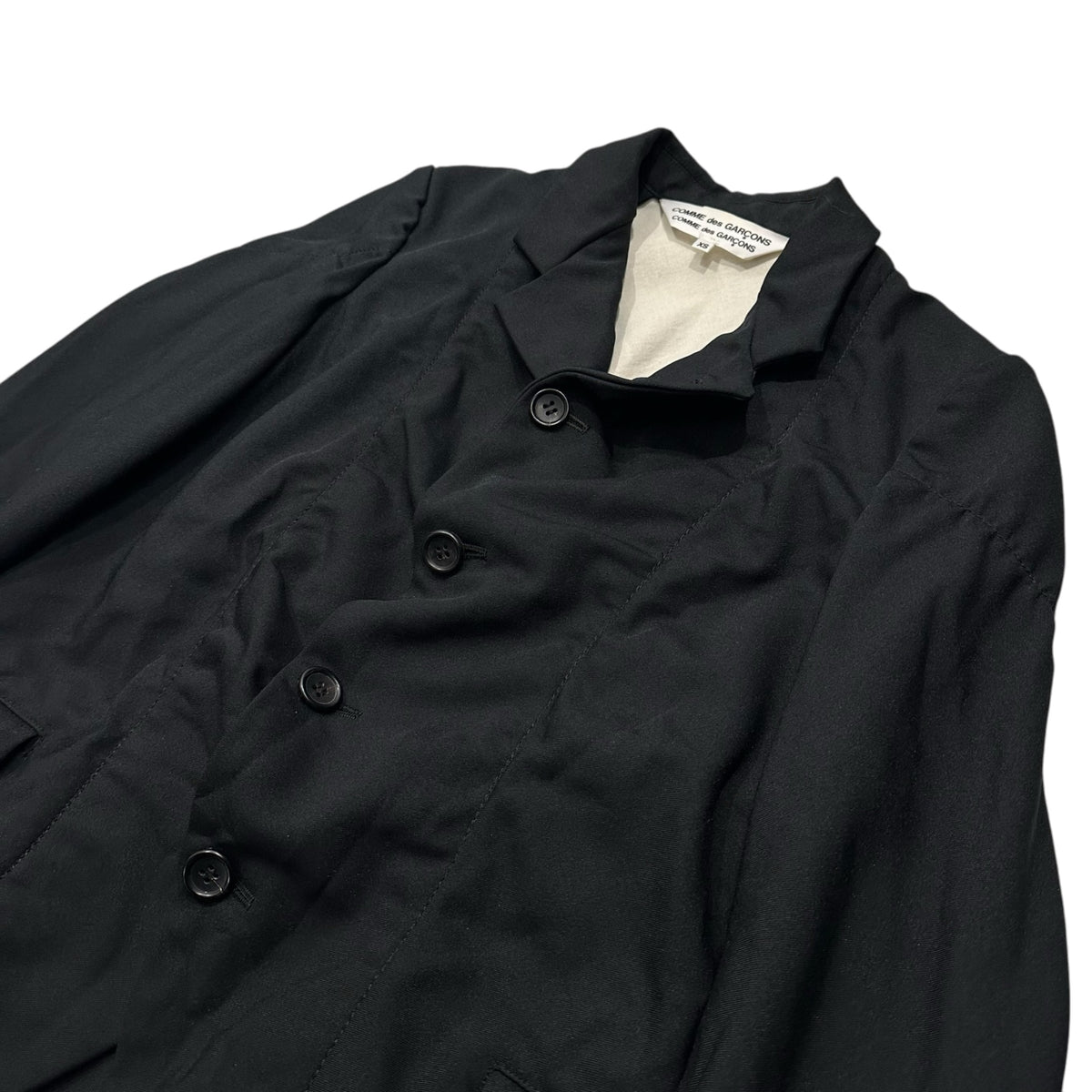 COMME des GARCONS COMME des GARCONS(コムデギャルソンコムデギャルソン) 2020SS Esther L/S Jacket エステル 長袖 ジャケット RE-J019 XS ブラック AD2019