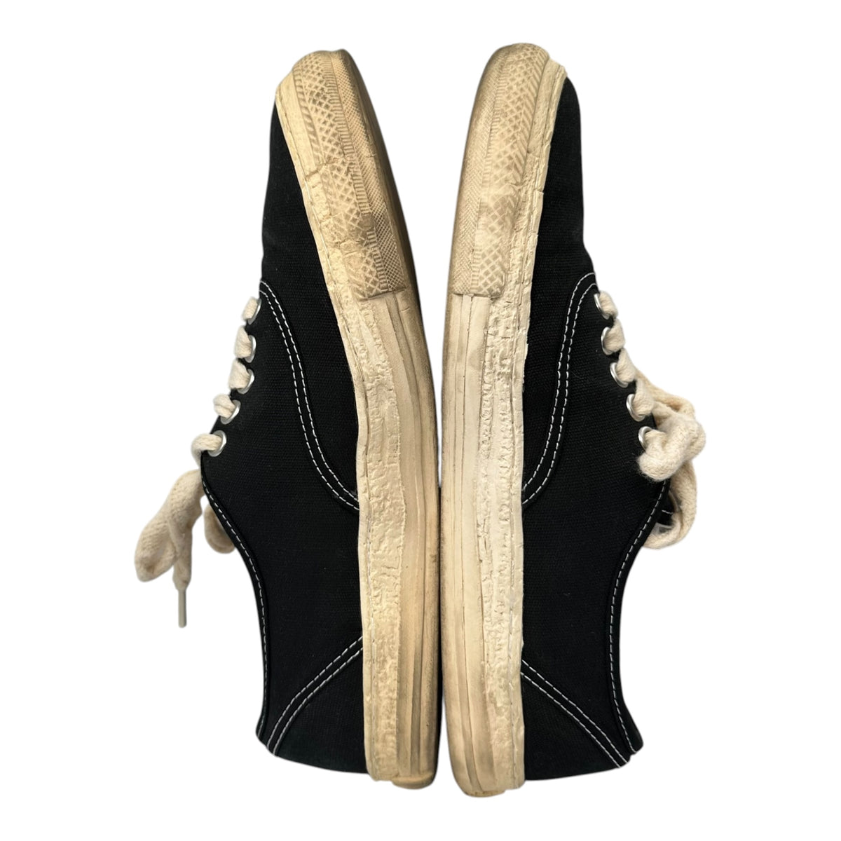 Maison MIHARA YASUHIRO(メゾンミハラヤスヒロ) General-Scale Low-Cut Sneakers ジェネラル スケール ローカット スニーカー S09FW206 43 ブラック×アイボリー