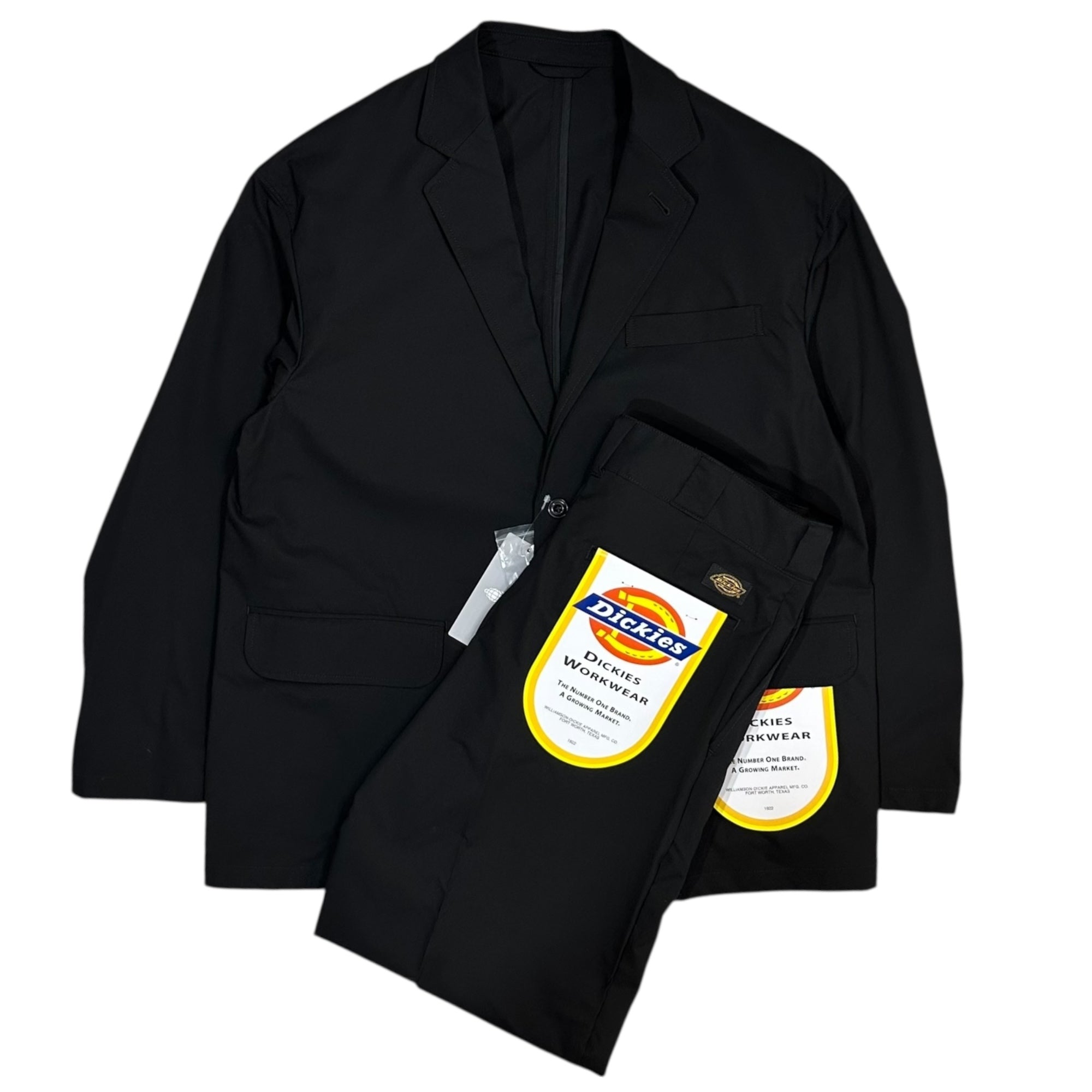 Dickies×TRIPSTER(デッキーズ×トリップスター) 2024 第6弾 SUIT BLACK セットアップ スーツ 11-17-0039-995-19-16 S ブラック テーラード ジャケット スラックス