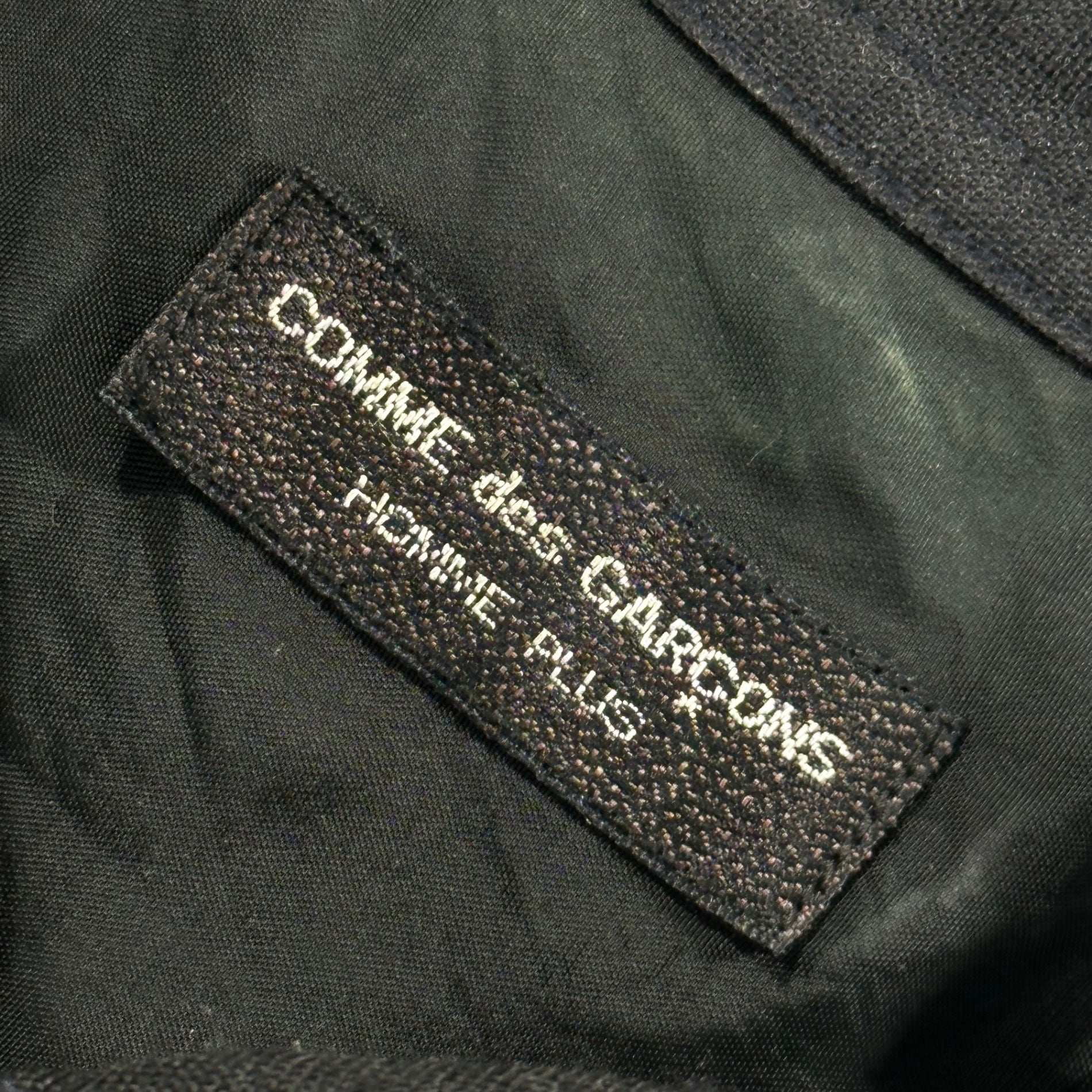 COMME des GARCONS HOMME PLUS(コムデギャルソンオムプリュス) 91SS Open Collar with Collar Change L/S Shirt オープンカラー 襟切替 長袖 シャツ PB-050170 表記無(FREE) オリーブ×ブラック 90's 90年代 AD1990 ヴィンテージ