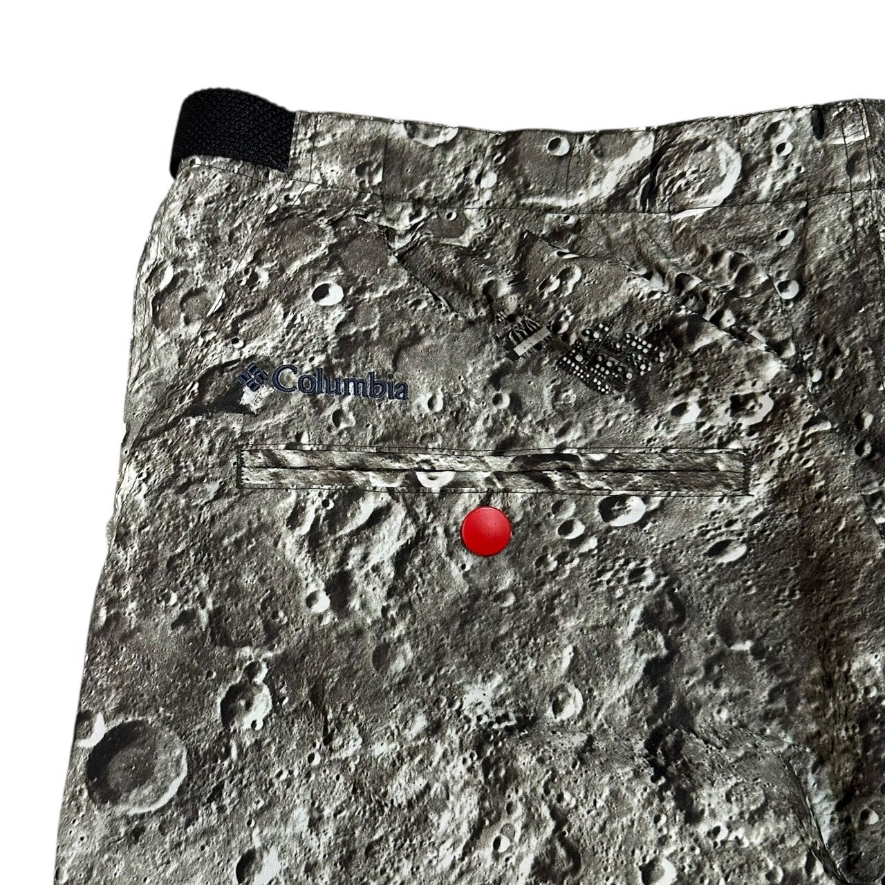 Columbia(コロンビア) Kinetics Moon Collection Climbing Shorts キネティクス ムーン コレクション クライミング ショーツ ハーフパンツ 117 PM4420 L カーキ 月面 プリント