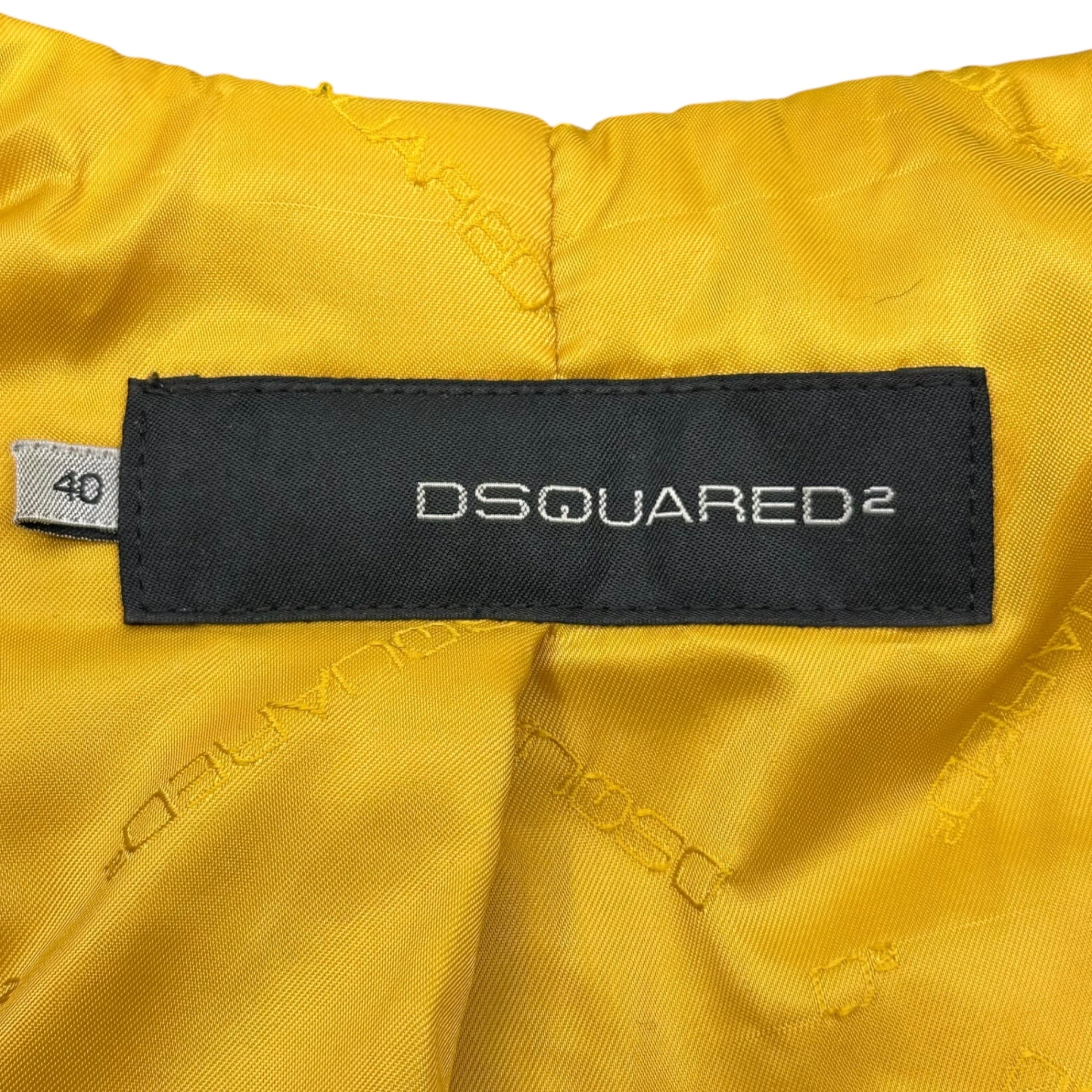 DSQUARED2(ディースクエアード) Wide ribbed short length check blouson with detachable wool scarf 取り外し可能 ウール マフラー 付属 ワイド リブ ショート丈 チェック ブルゾン 72 K026 40(L) グリーン